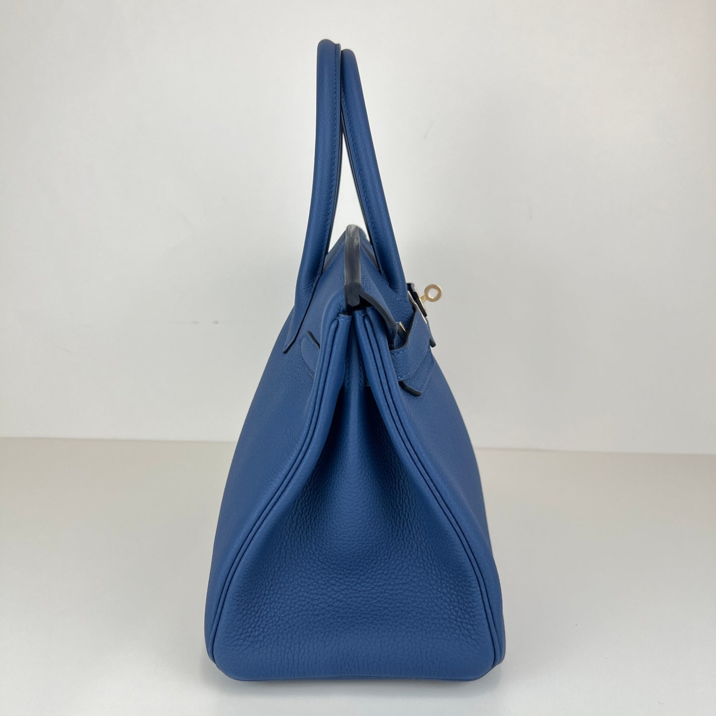 Birkin30 バーキン30 Blue tie ブルータイ Togo トゴ PMBHW シャンパンゴールド金具 Stamp-K K刻印