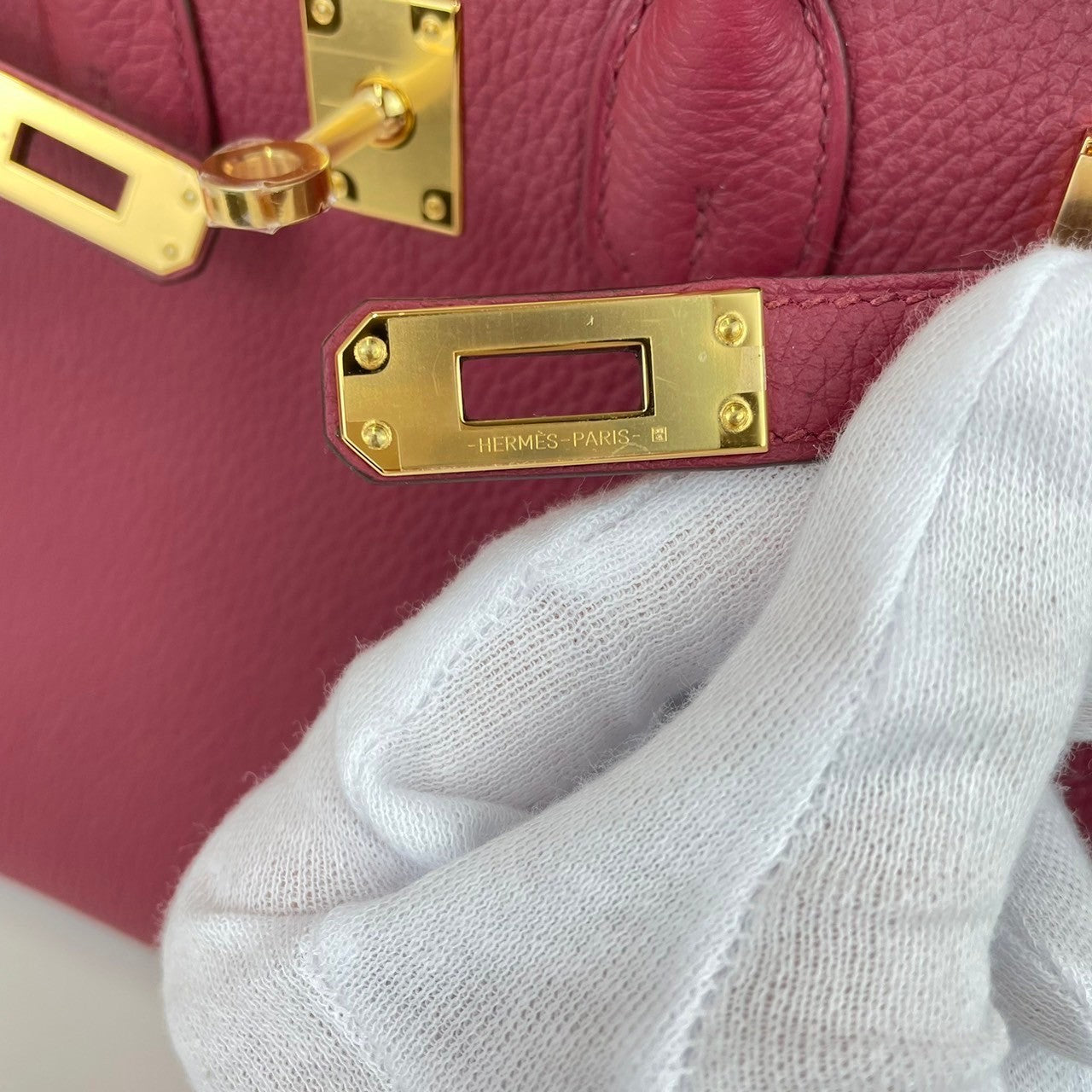 Birkin25 バーキン25 Ruby ルビー Togo トゴ GHW ゴールド金具 B刻 ハンドバッグ