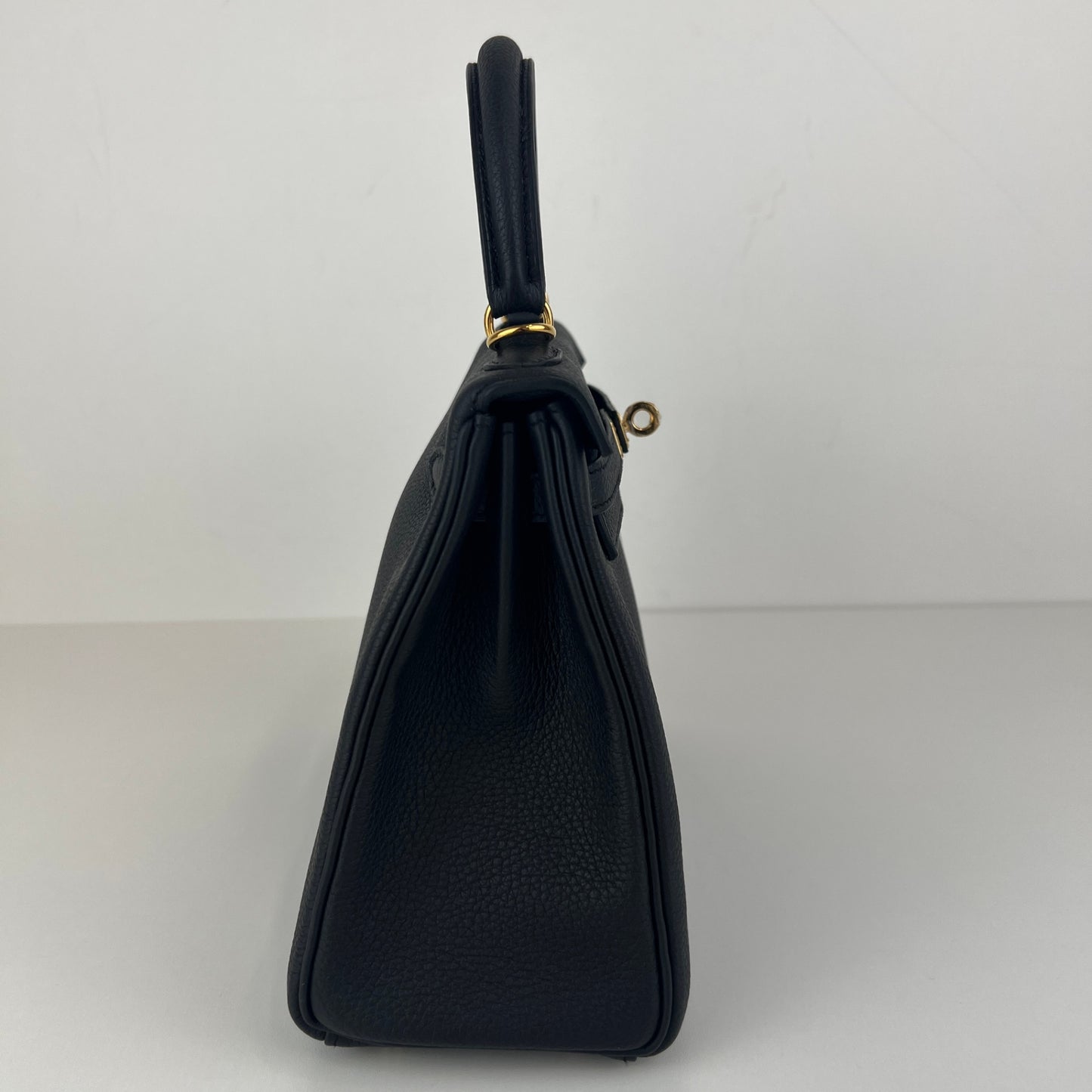 Kelly25 ケリー25 Black ブラック Togo トゴ GHW ゴールド金具 Stamp-W W刻印