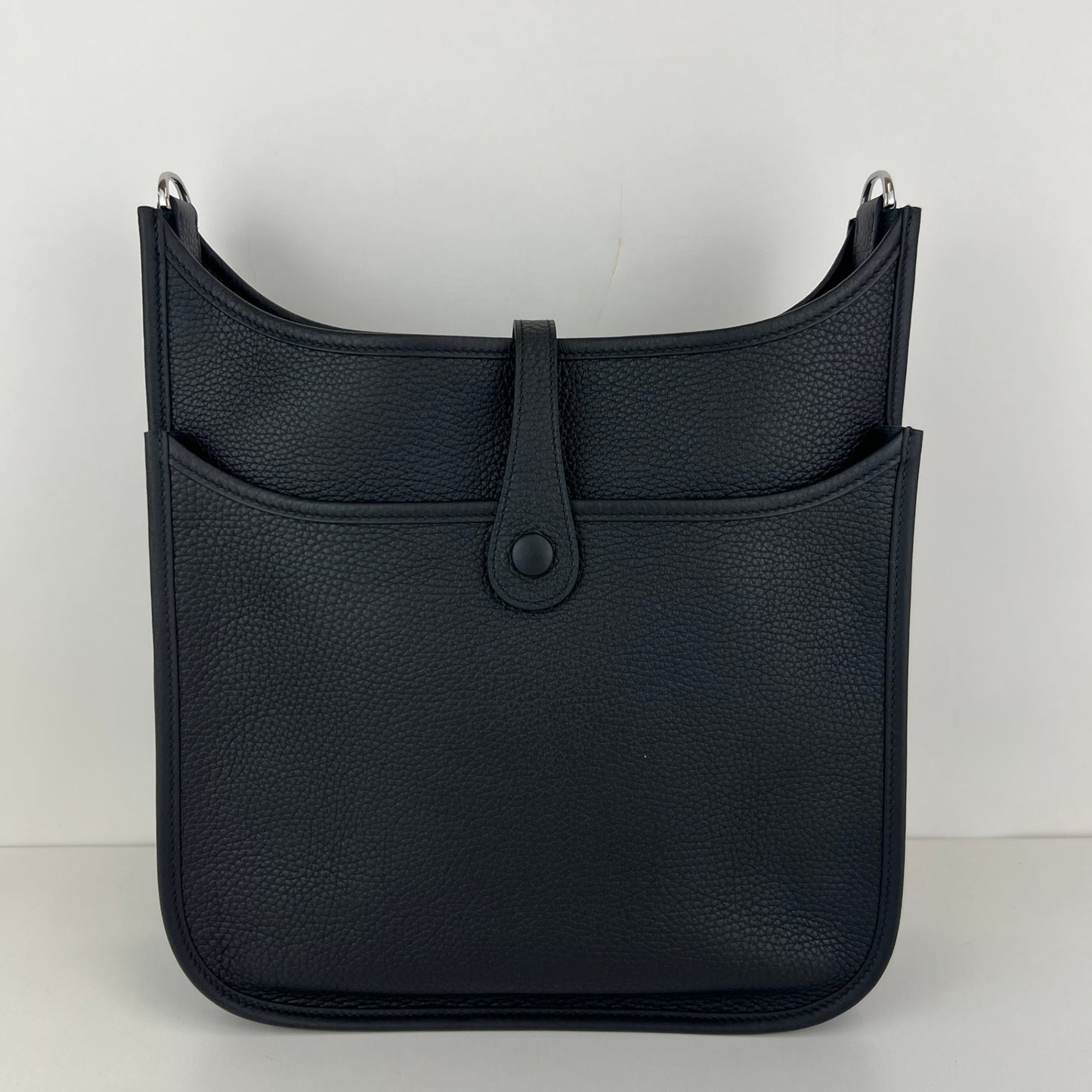 Evlyn PM エヴリンPM Black ブラック Taurillon Clemence トリヨンクレマンス PHW シルバー金具 Stamp-K K刻印