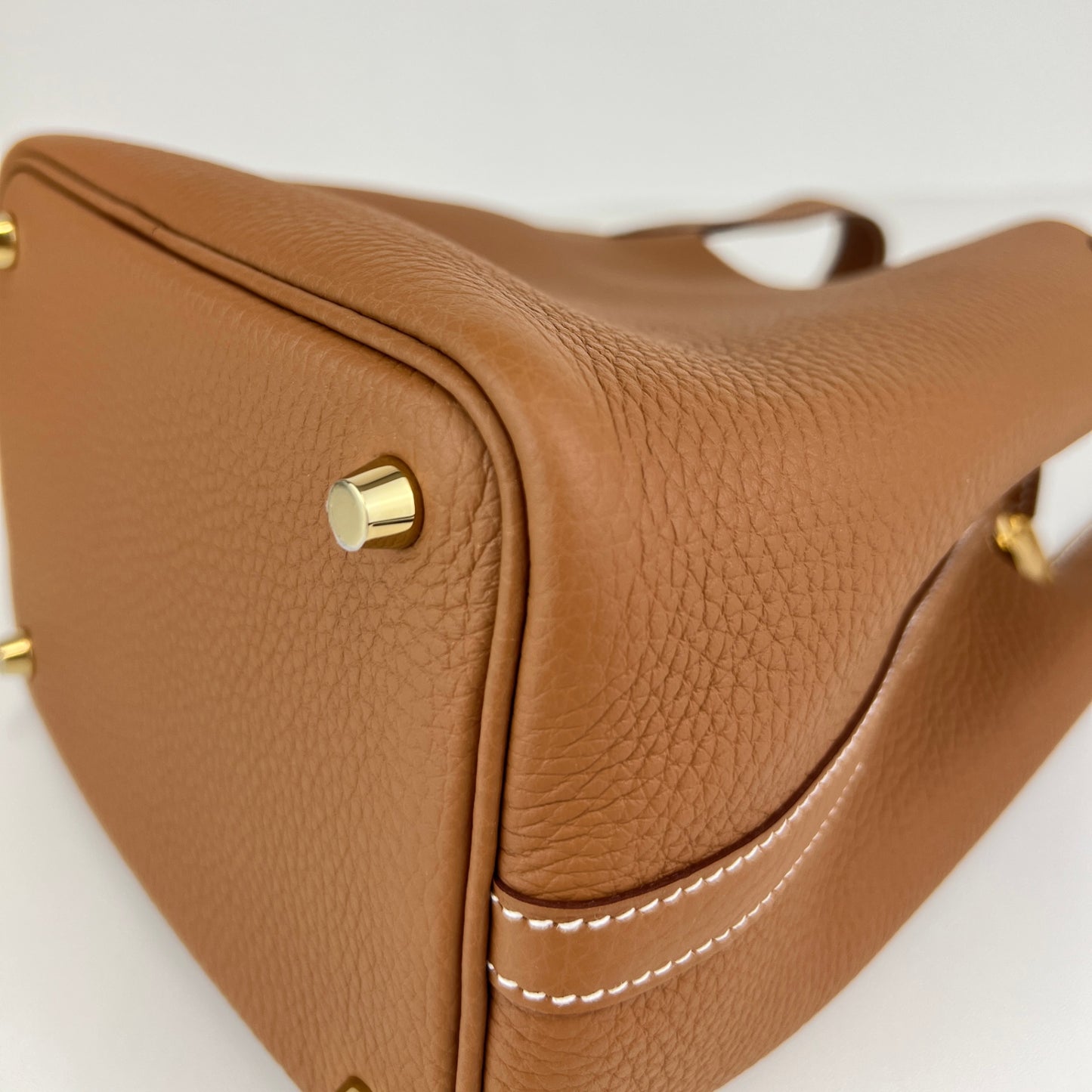 Hermès エルメス Picotin lock PM ピコタンロックPM Stamp-W W刻印 Gold ゴールド GHW ゴールド金具 Clemence クレマンス