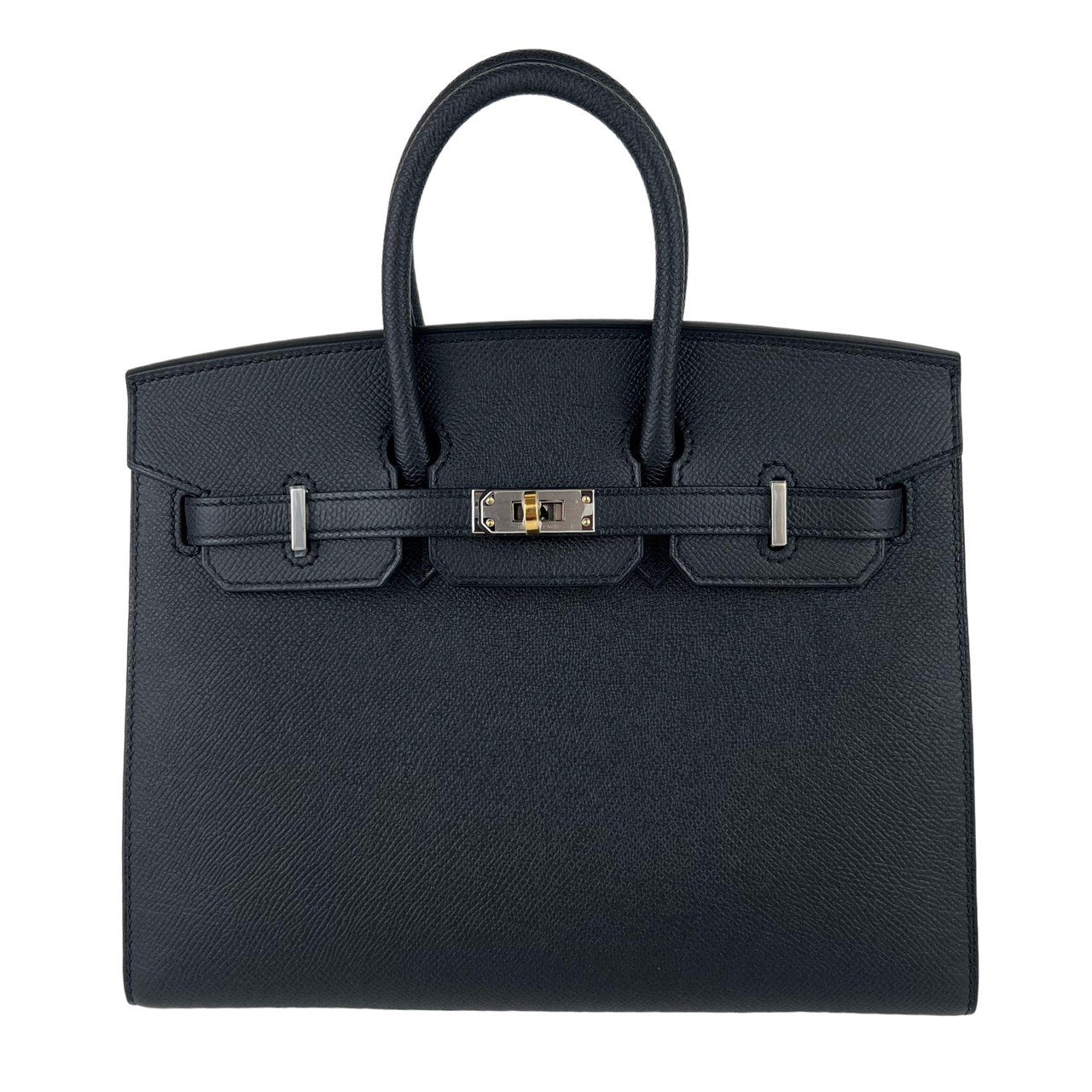Birkin25 バーキン25 Black ブラック Epsom エプソン Electrum Hardwear エレクトラム金具 Stamp-W W刻印