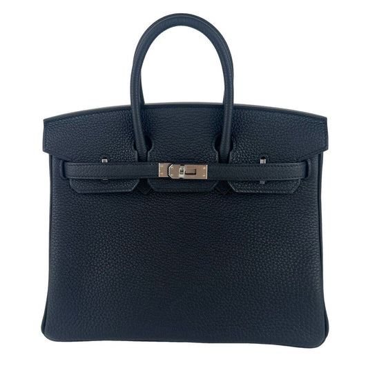 Birkin25 バーキン25 Black ブラック PHW シルバー金具 Stamp-W W刻印 Togo トゴ ハンドバッグ
