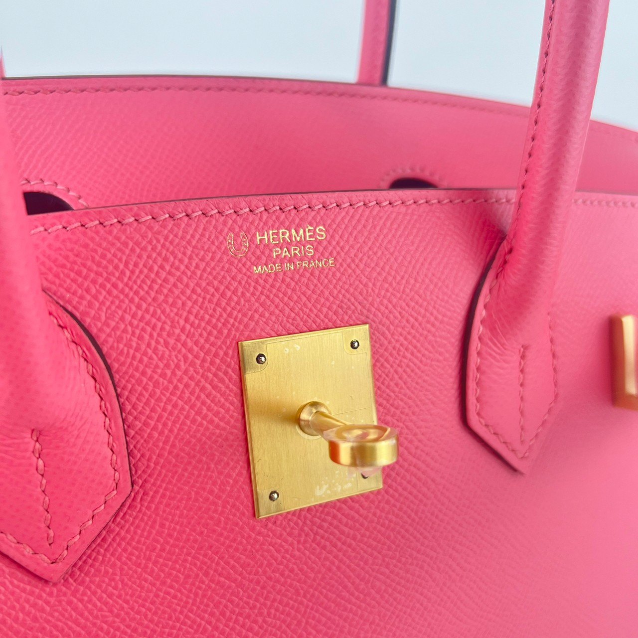 Birkin30 バーキン30 Rose azalee ローズアザレ BGHW ブラッシュゴールド金具 D刻 Epsom エプソン