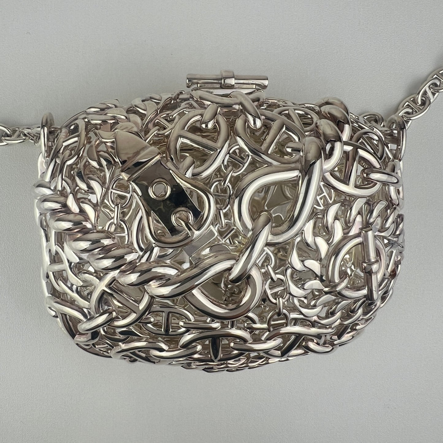 Sac bijou chaine dancre サックビジューシェーヌダンクル PHW シルバー金具 シルバー925