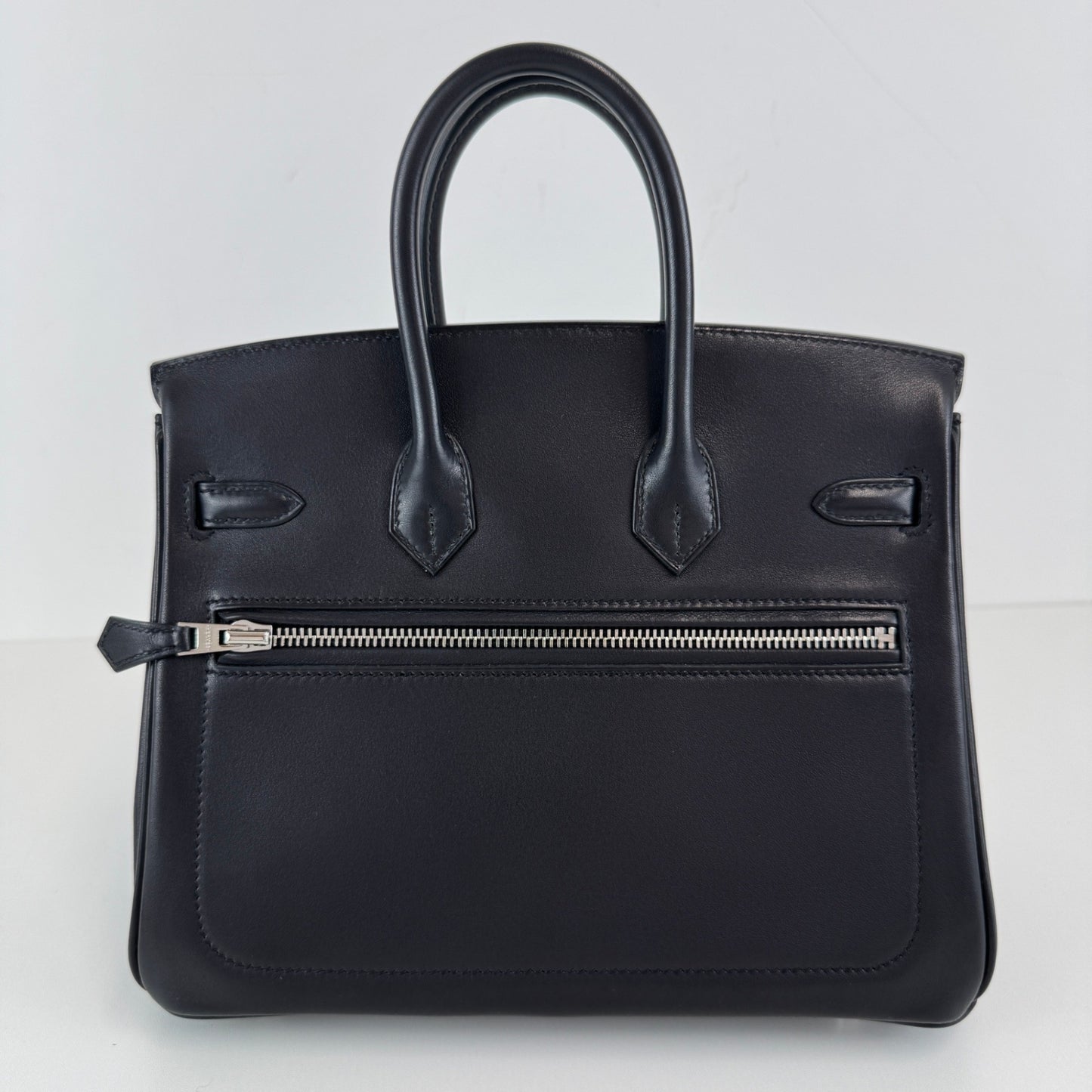 Birkin25 rock バーキン25ロック Black ブラック Veau Volupto ヴォーヴォリュプト PHW シルバー金具 Stamp-B B刻印