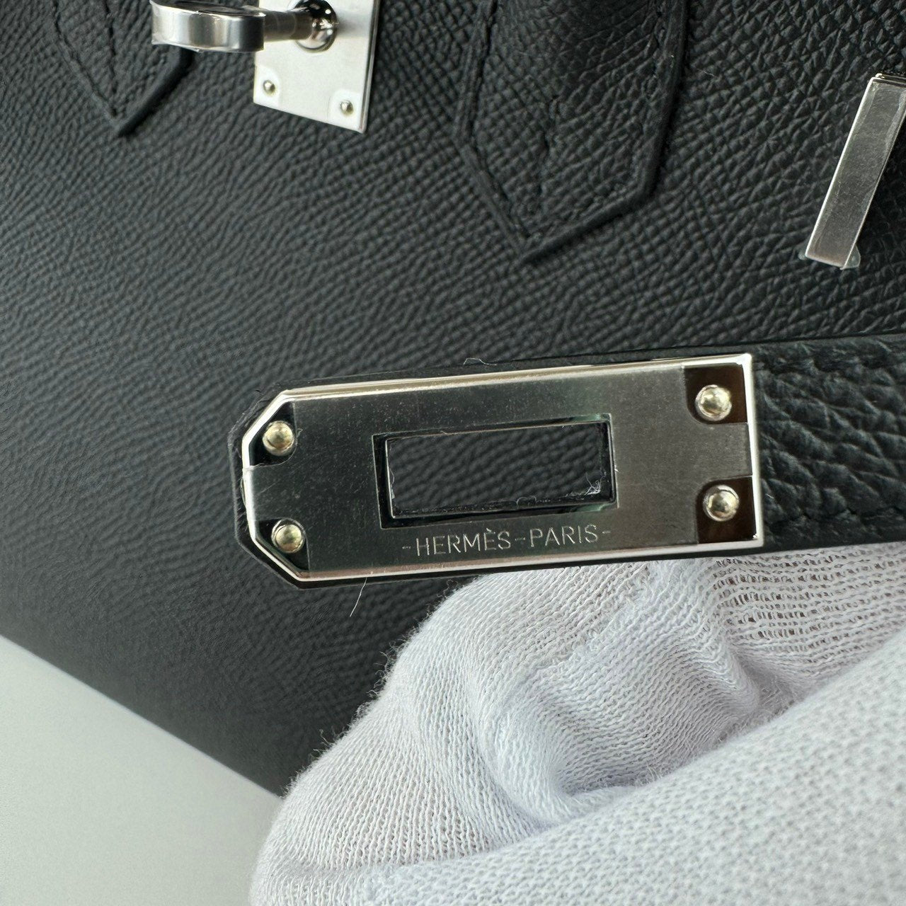 Birkin25 バーキン25 Black ブラック PHW シルバー金具 Epsom エプソン Stamp-W W刻印