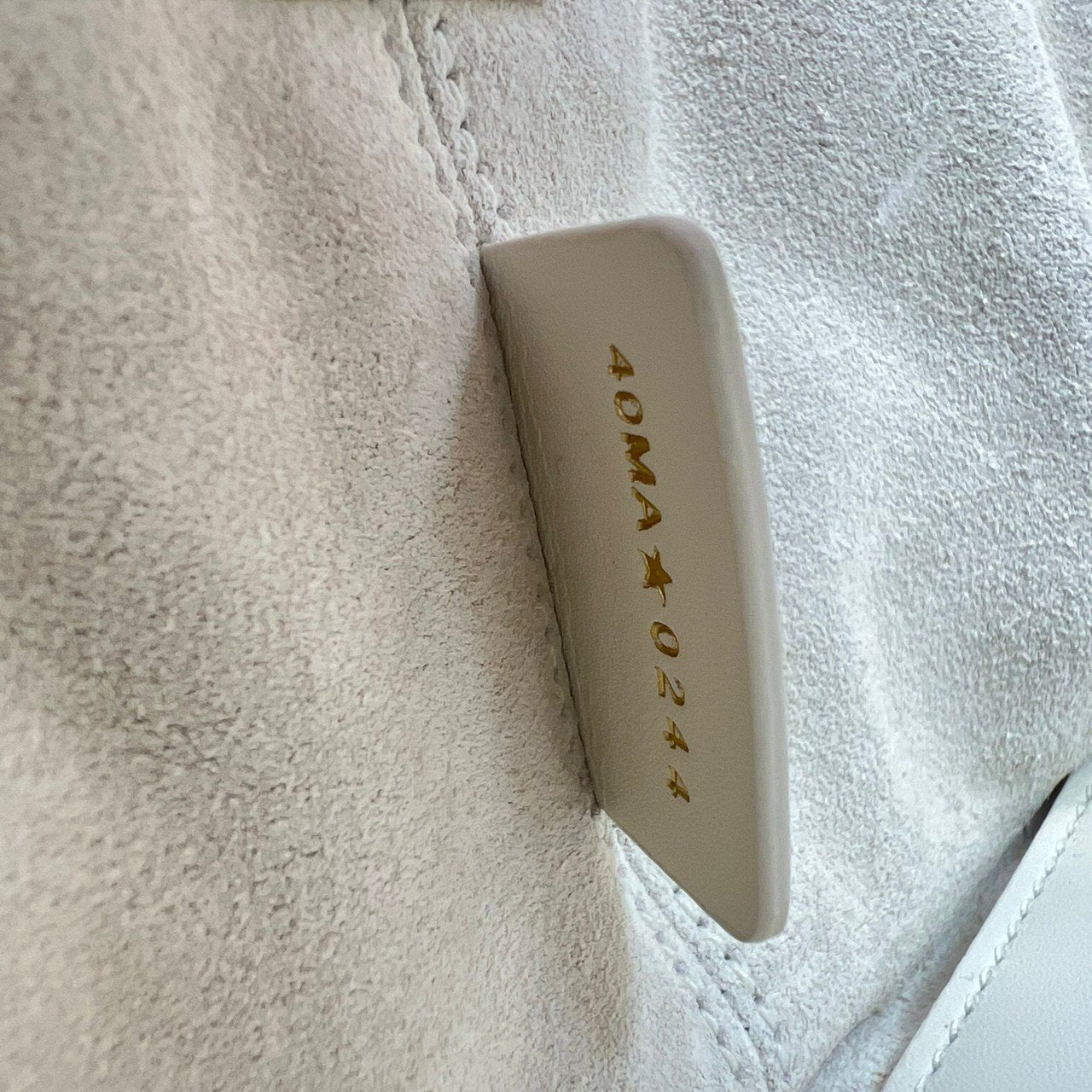 Toujours バッグ スモール White ホワイト GHW ゴールド金具 Calf
