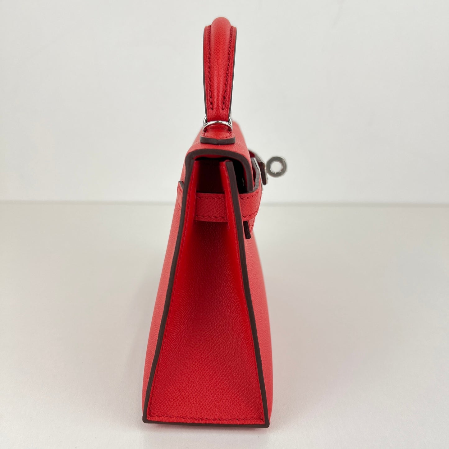 Mini kelly ミニケリー Stamp-K K刻印 Madame マダム Rouge de coeur ルージュデクール PHW シルバー金具 2WAYバッグ ショルダーバッグ ハンドバッグ