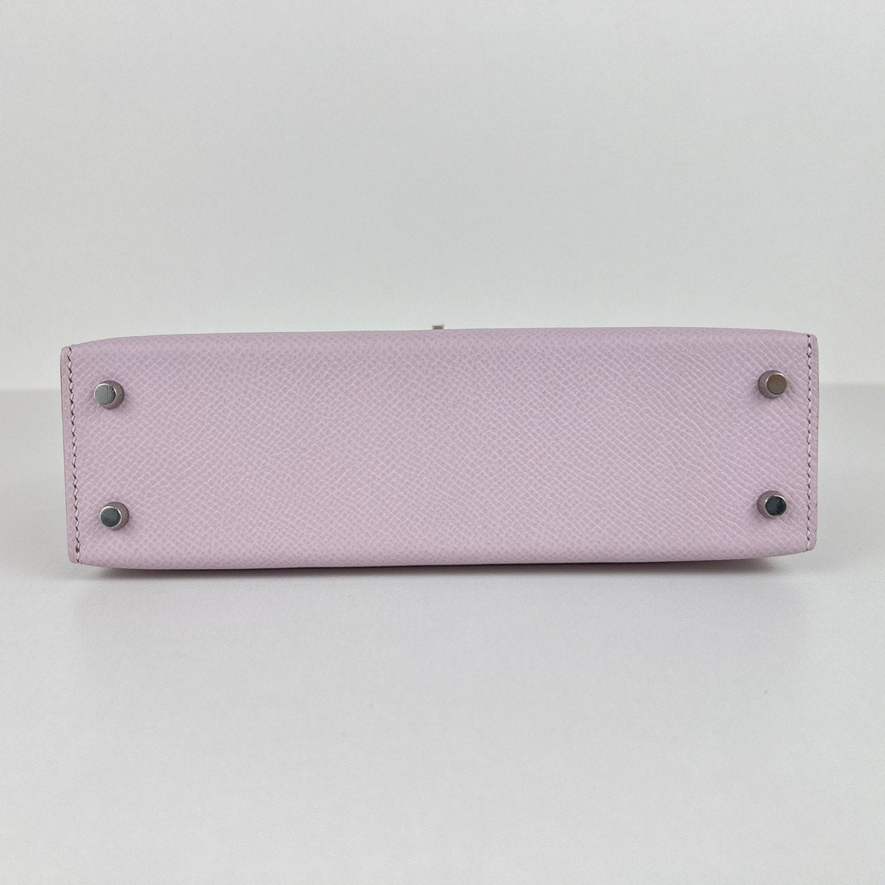 Mini kelly ミニケリー Mauve pale モーヴペール PHW シルバー金具 Stamp-B B刻