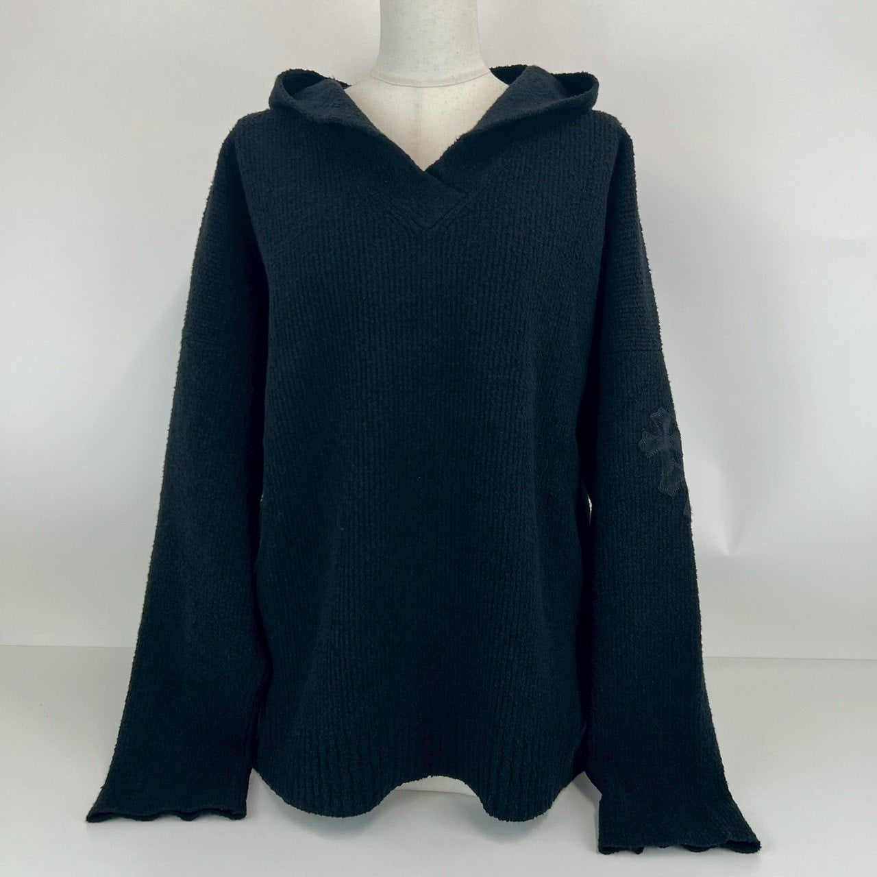 Chrome Hearts クロムハーツ パーカー ブラック ロゴセーター レディース