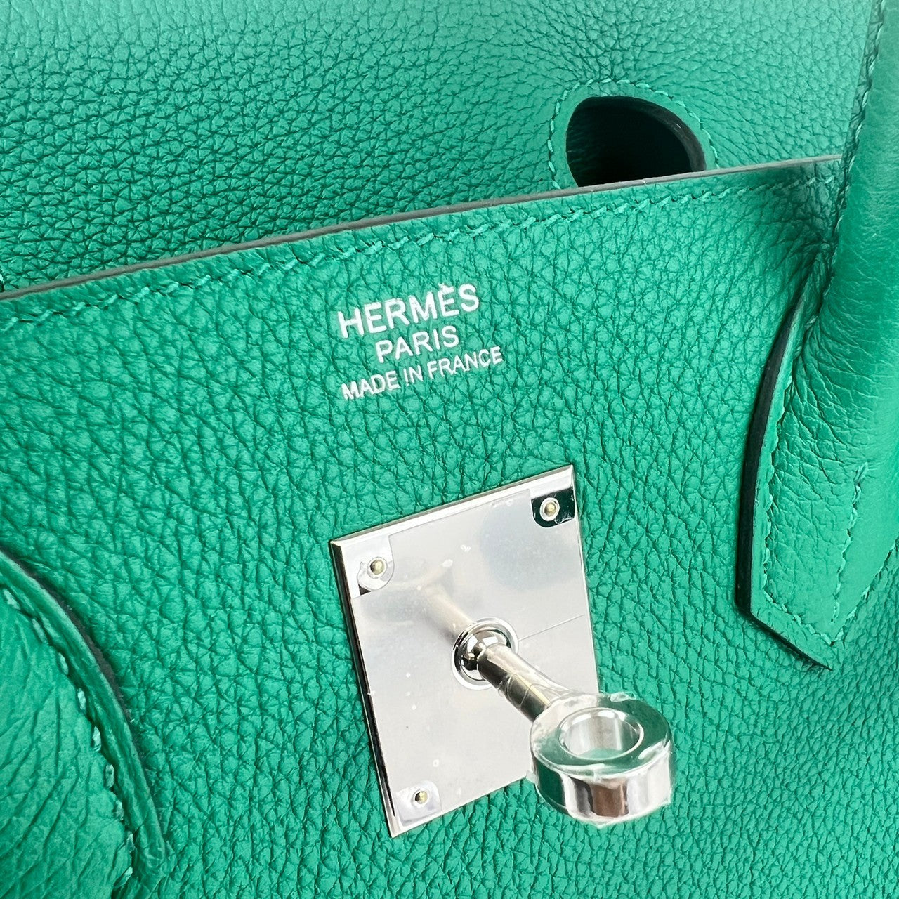 Birkin25 バーキン25 Vert vertigo ヴェールヴェルティゴ Togo トゴ PHW シルバー金具 Stamp-W W刻印