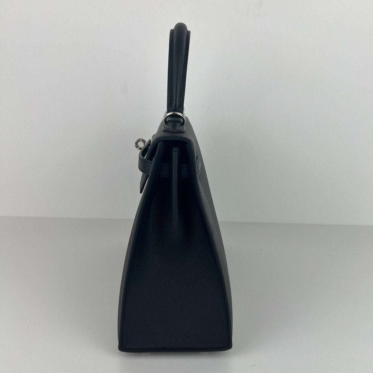Kelly25 ケリー25 Black ブラック PHW シルバー金具 Epsom エプソン Stamp-W W刻印