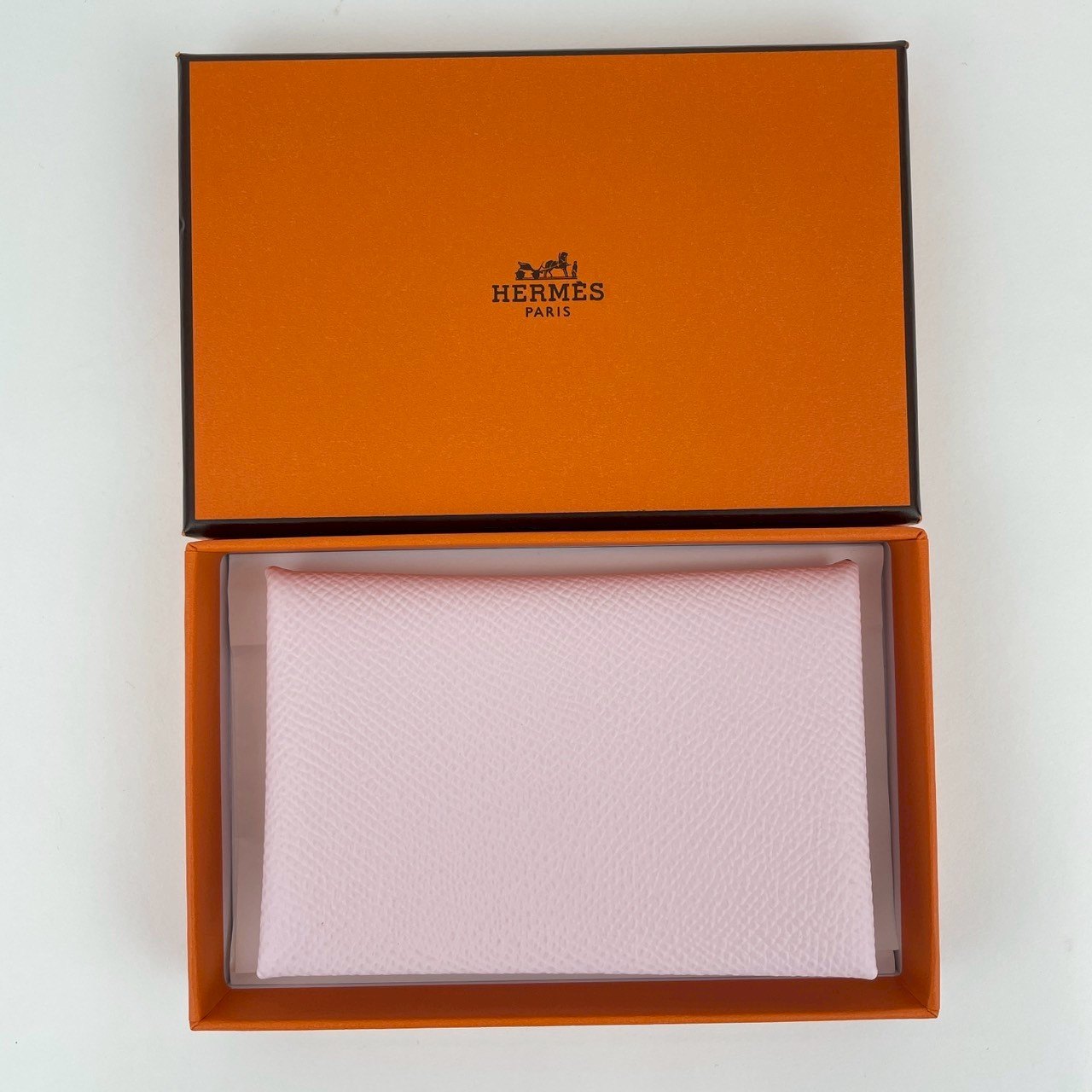 Hermès エルメス Calvi カルヴィ Stamp-K K刻 Epsom エプソン Rose darling ローズダーリン