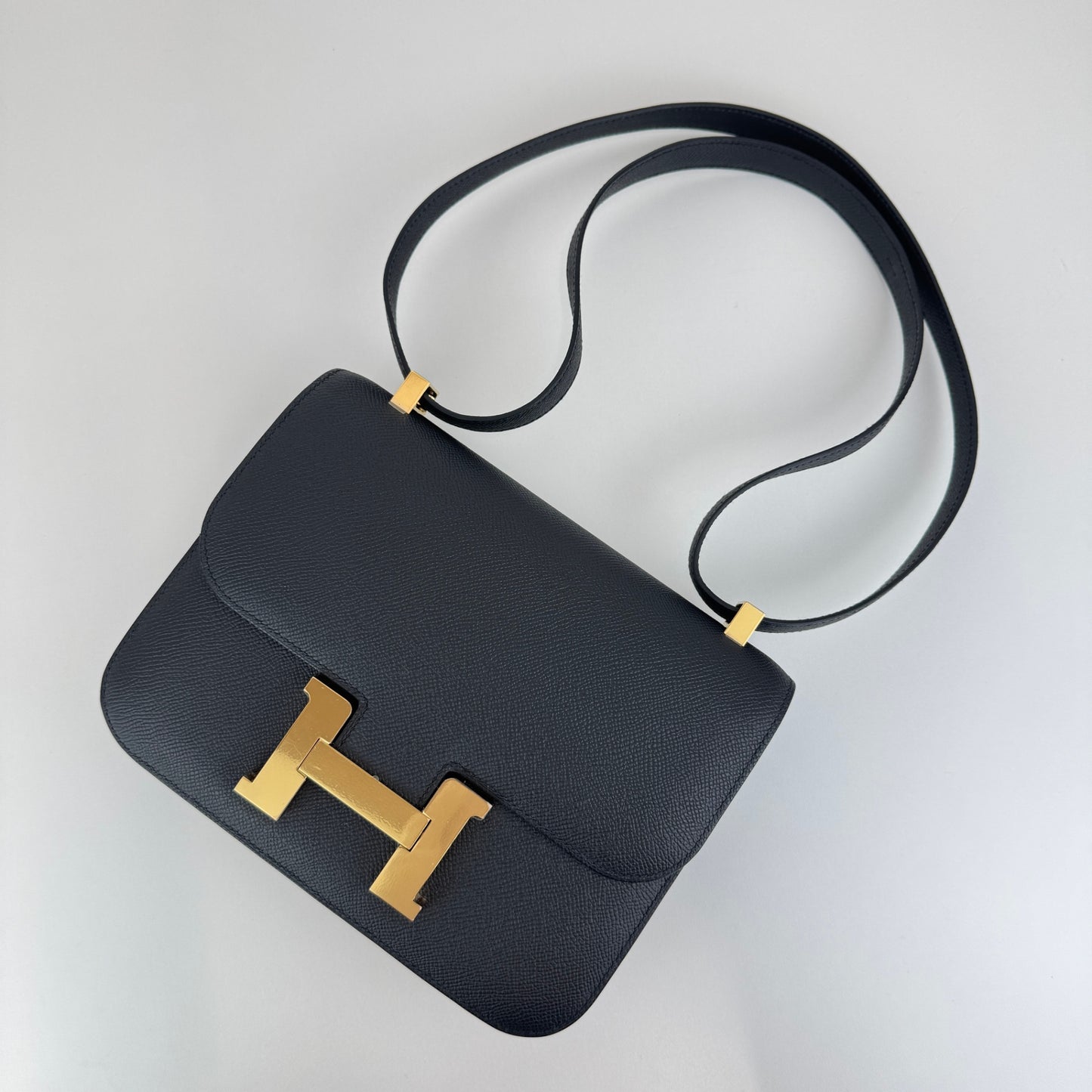 Hermès エルメス Constance 24 コンスタンス24 Stamp-K K刻印 Epsom エプソン Black ブラック GHW ゴールド金具