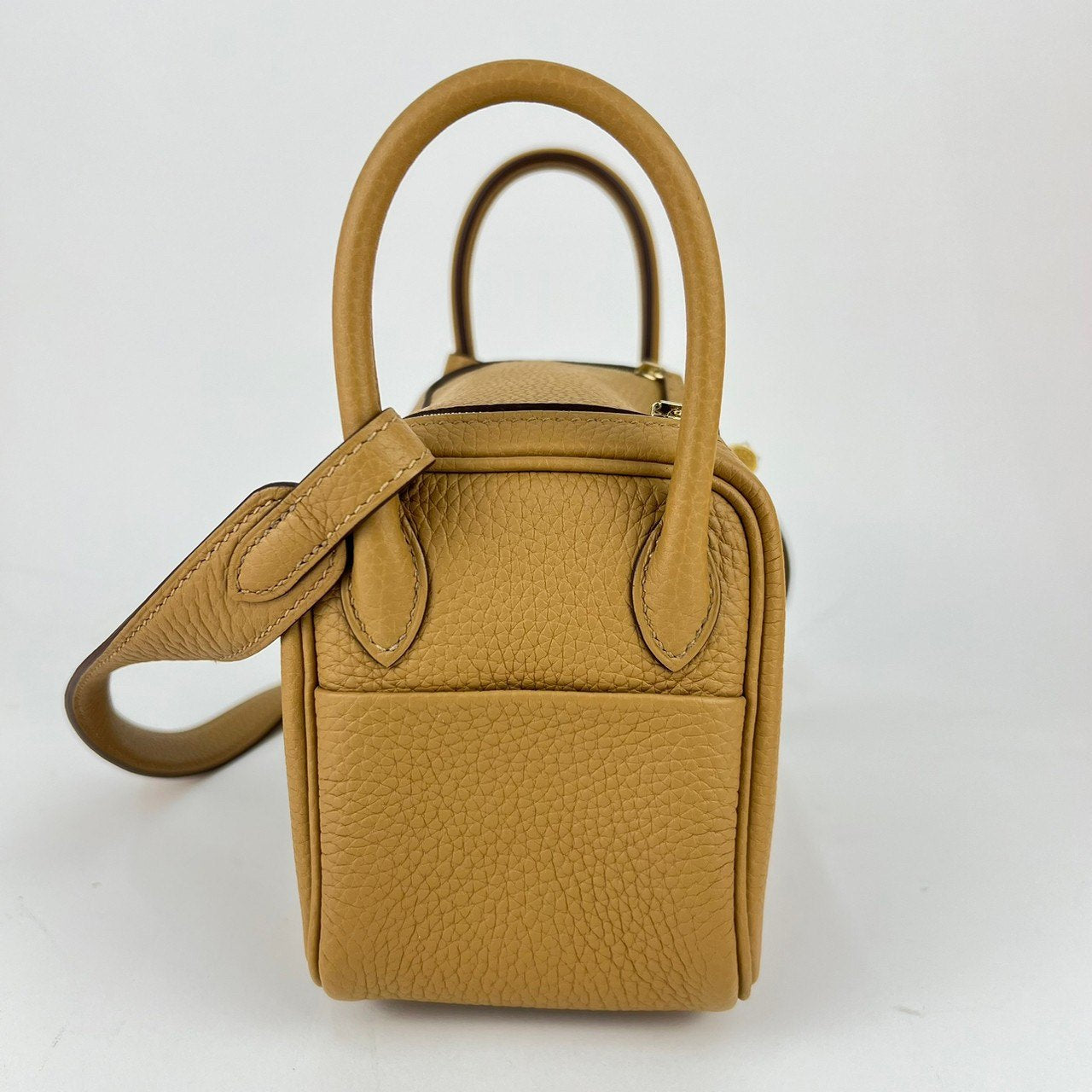 Lindy mini リンディーミニ Biscuit ビスキュイ Taurillon Clemence トリヨンクレマンス GHW ゴールド金具 B刻