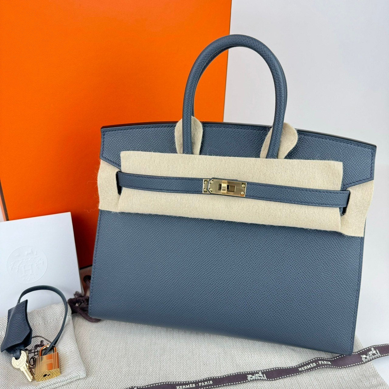 Birkin25 バーキン25 Gris misty グリミスティ Epsom エプソン B刻印