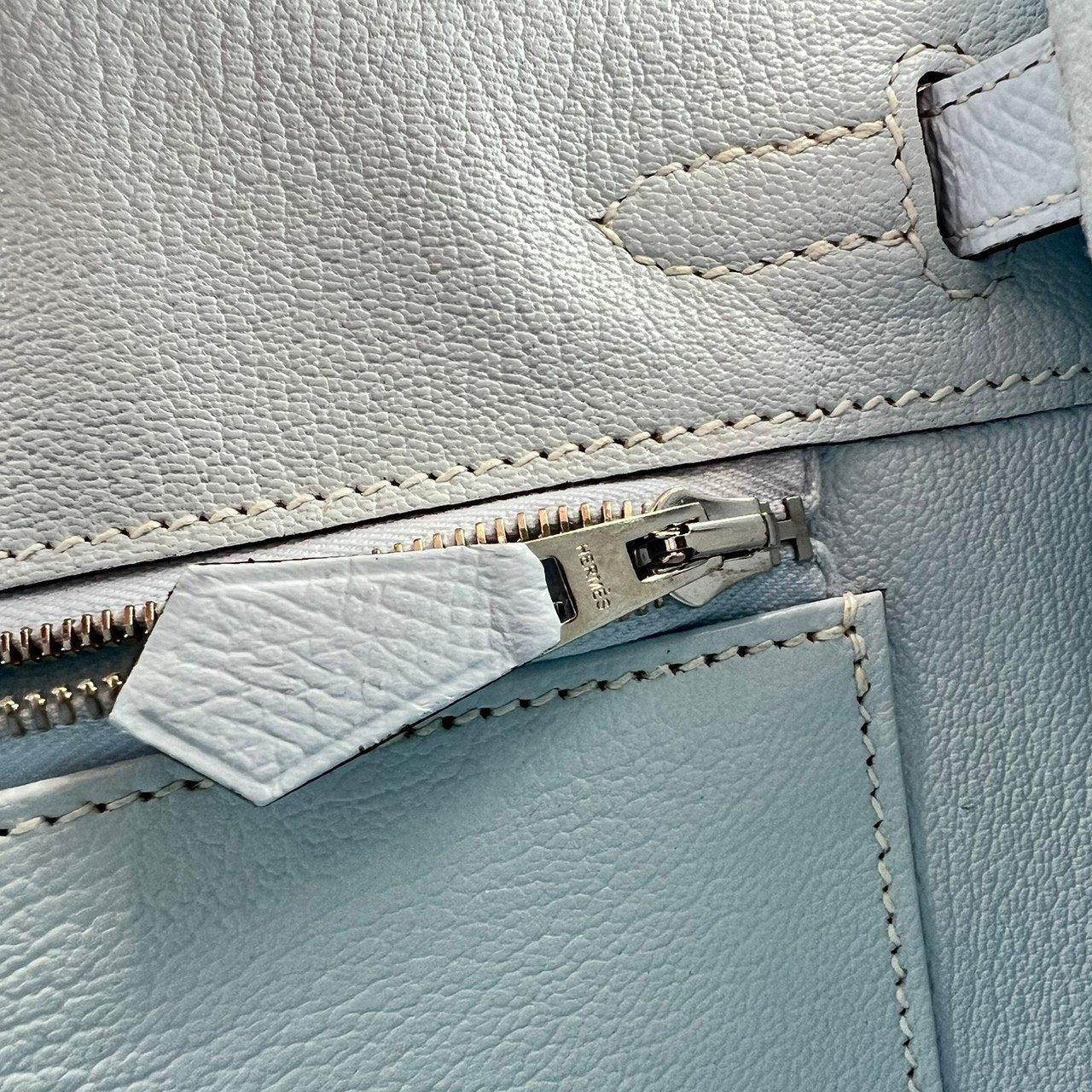 Birkin25 Sellier バーキン25セリエ Blue brume ブルーブリュム PHW シルバー金具 Y刻 Epsom エプソン