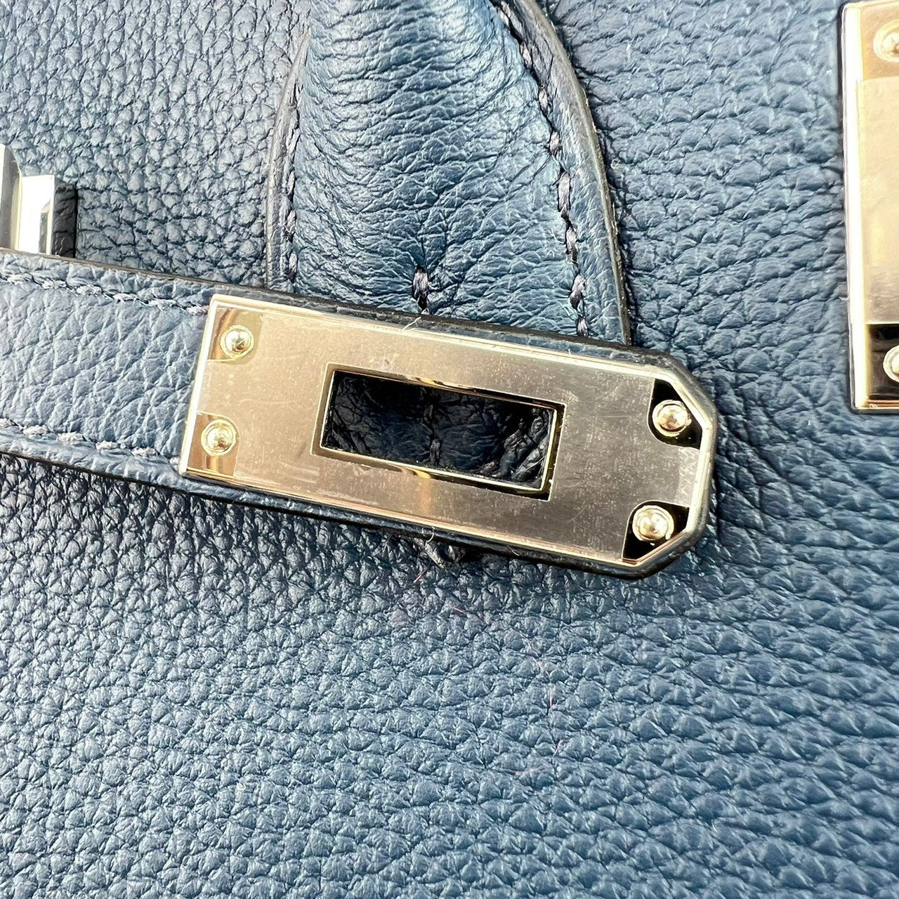 Birkin25 バーキン25 Blue de prsse ブルードゥプリュス Togo トゴ PHW シルバー金具 W刻