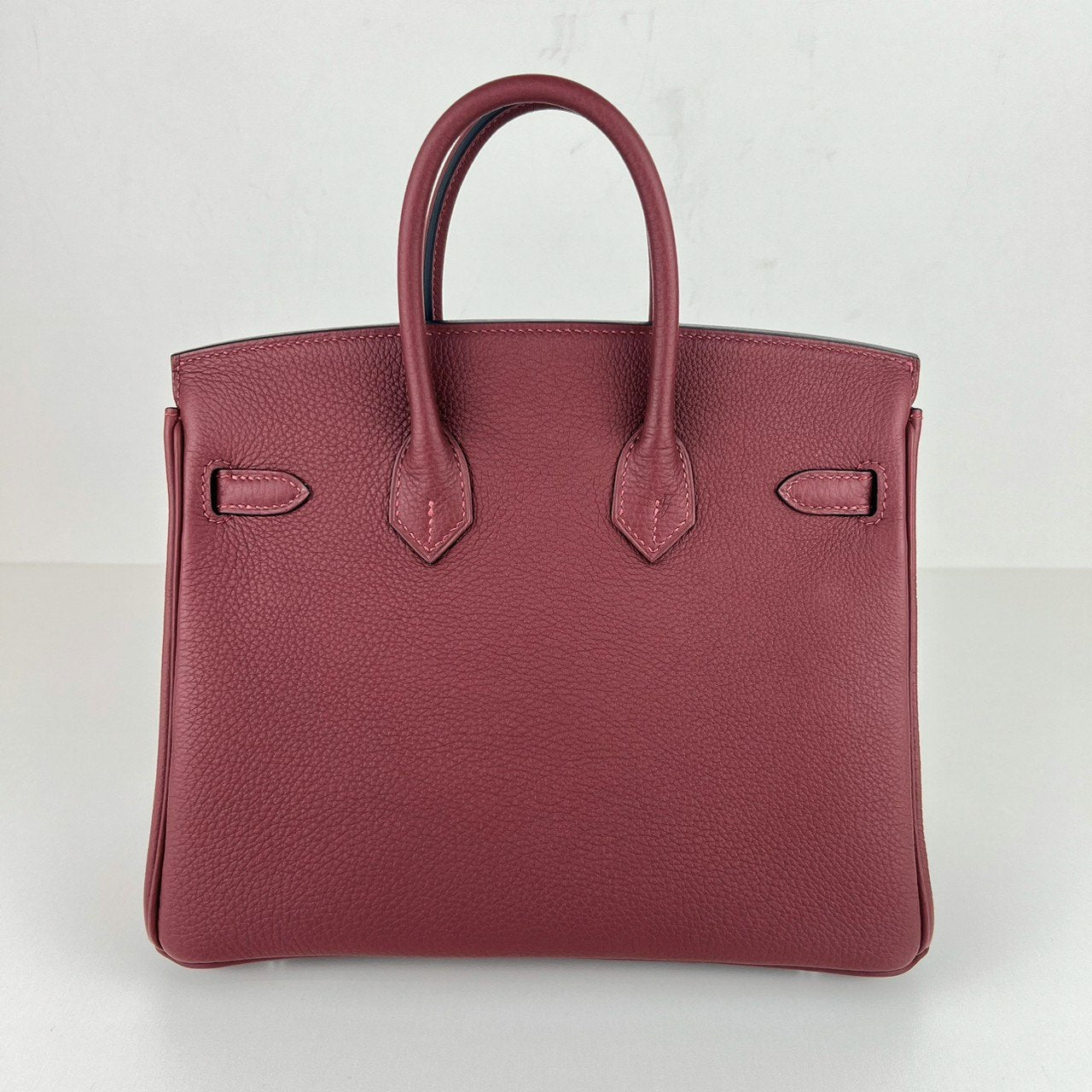 Birkin25 バーキン25 Rouge H ルージュアッシュ Togo トゴ PHW シルバー金具 Stamp-W W刻印