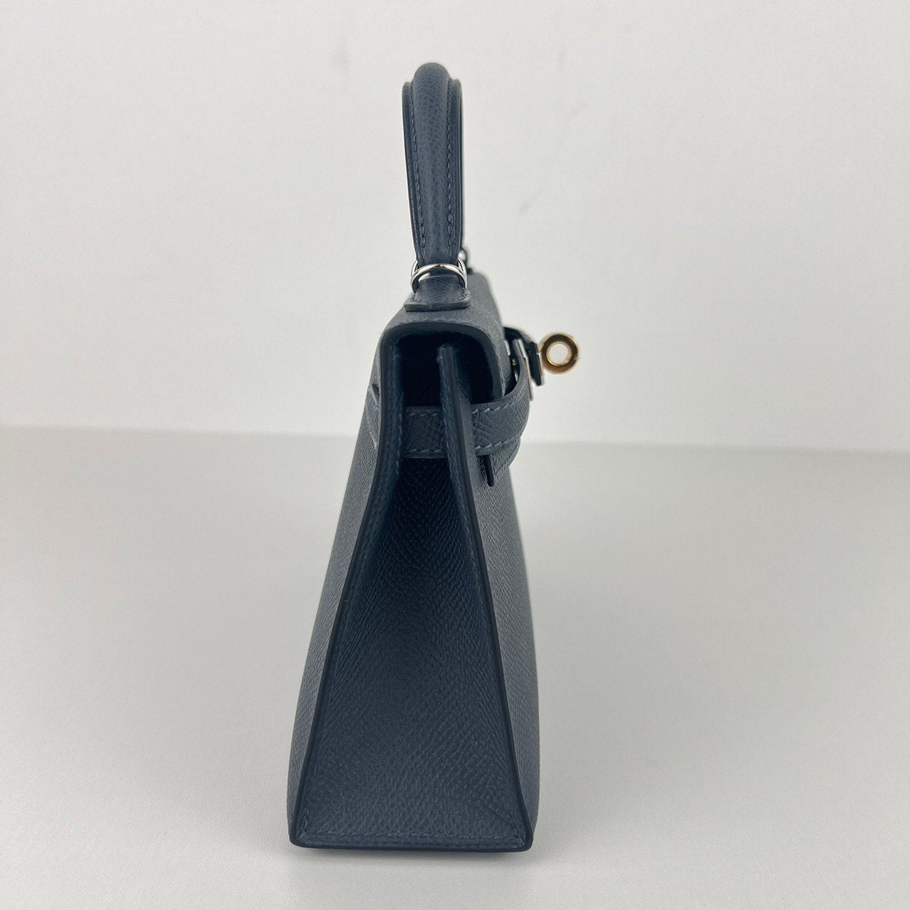 Mini kelly ミニケリー Gris misty グリミスティ electrum hardwear エレクトラム金具 Epsom エプソン Stamp-W W刻印