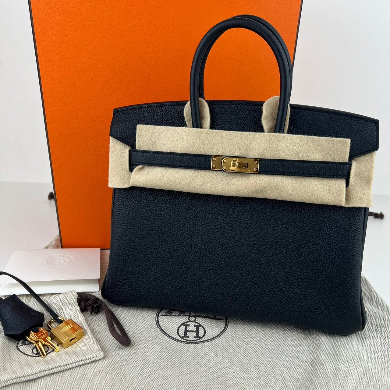 Birkin25 バーキン25 Black ブラック GHW ゴールド金具 Togo トゴ Stamp-W W刻印