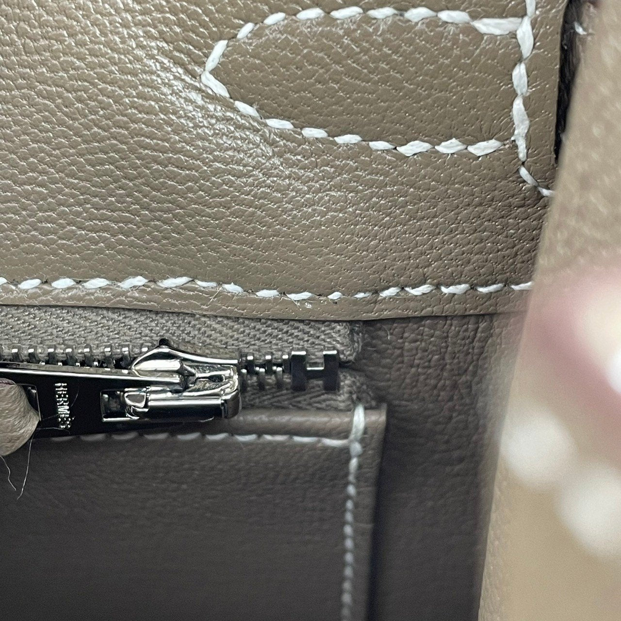 新品 HERMES エルメス Birkin25 バーキン25セリエ Etoupe エトープ PHW シルバー金具 Epsom エプソン W刻印