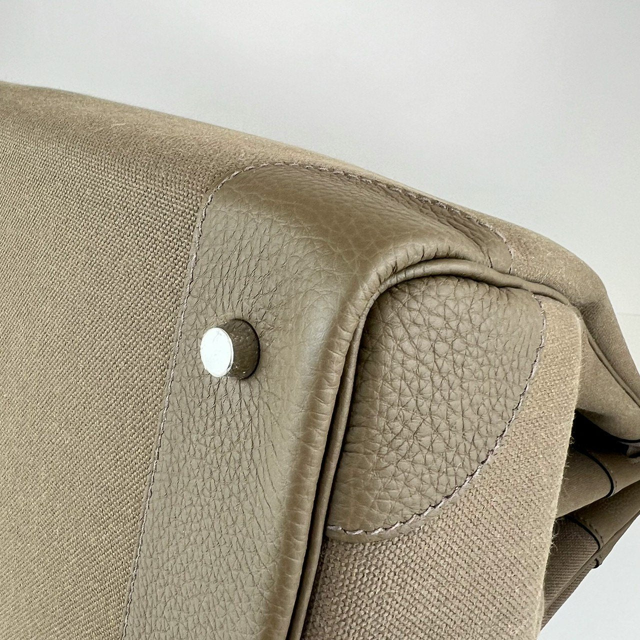 新品未使用 Hermès エルメス Haut a Courroies 40 オータクロア 40 Toundra ツンドラ PHW シルバー金具 Togo/Toile Militaire トゴ/トワルミリタリー ハンドバッグ メンズバッグ