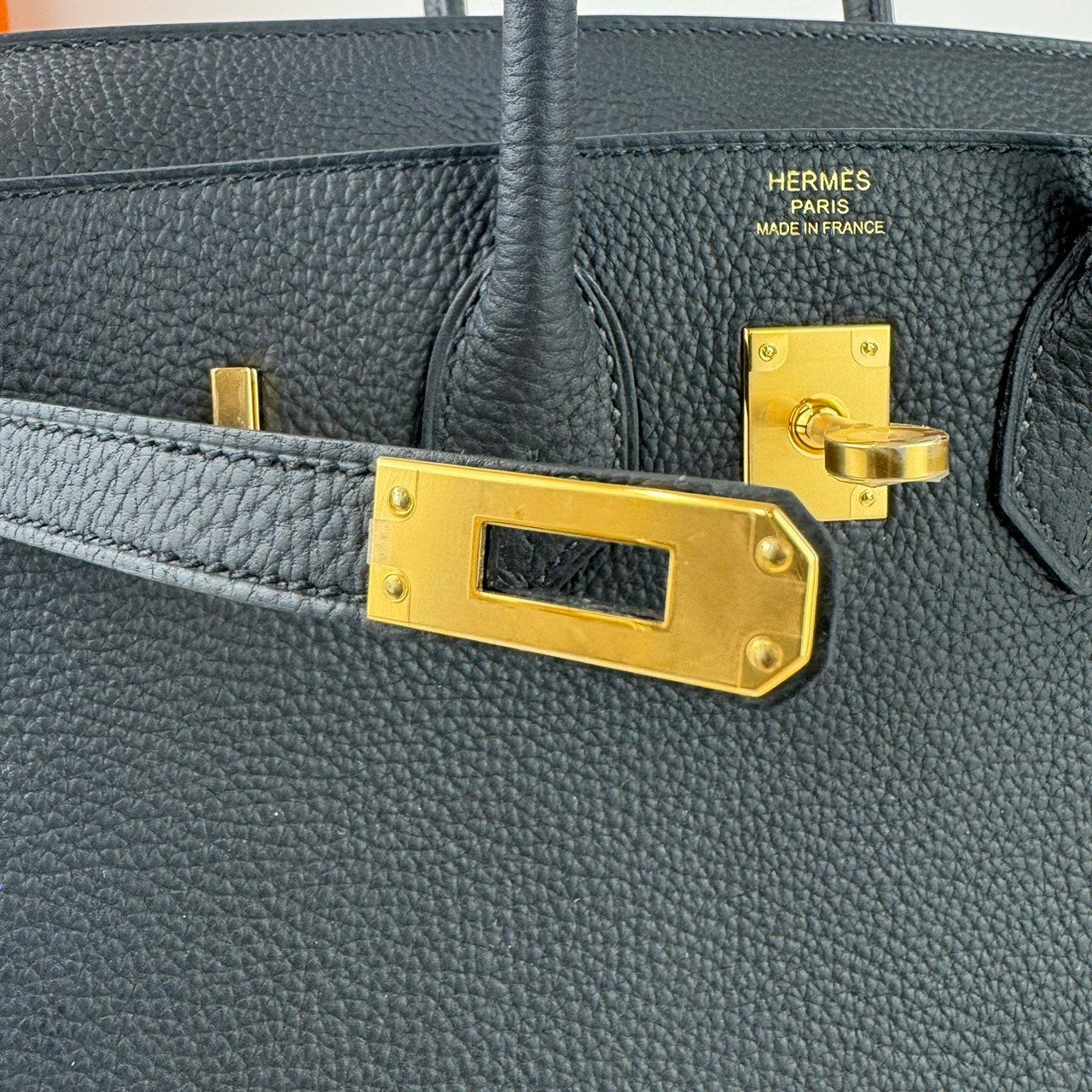 新品未使用 HERMES エルメス Birkin25 バーキン25 Black ブラック Togo トゴ GHW ゴールド金具 B刻