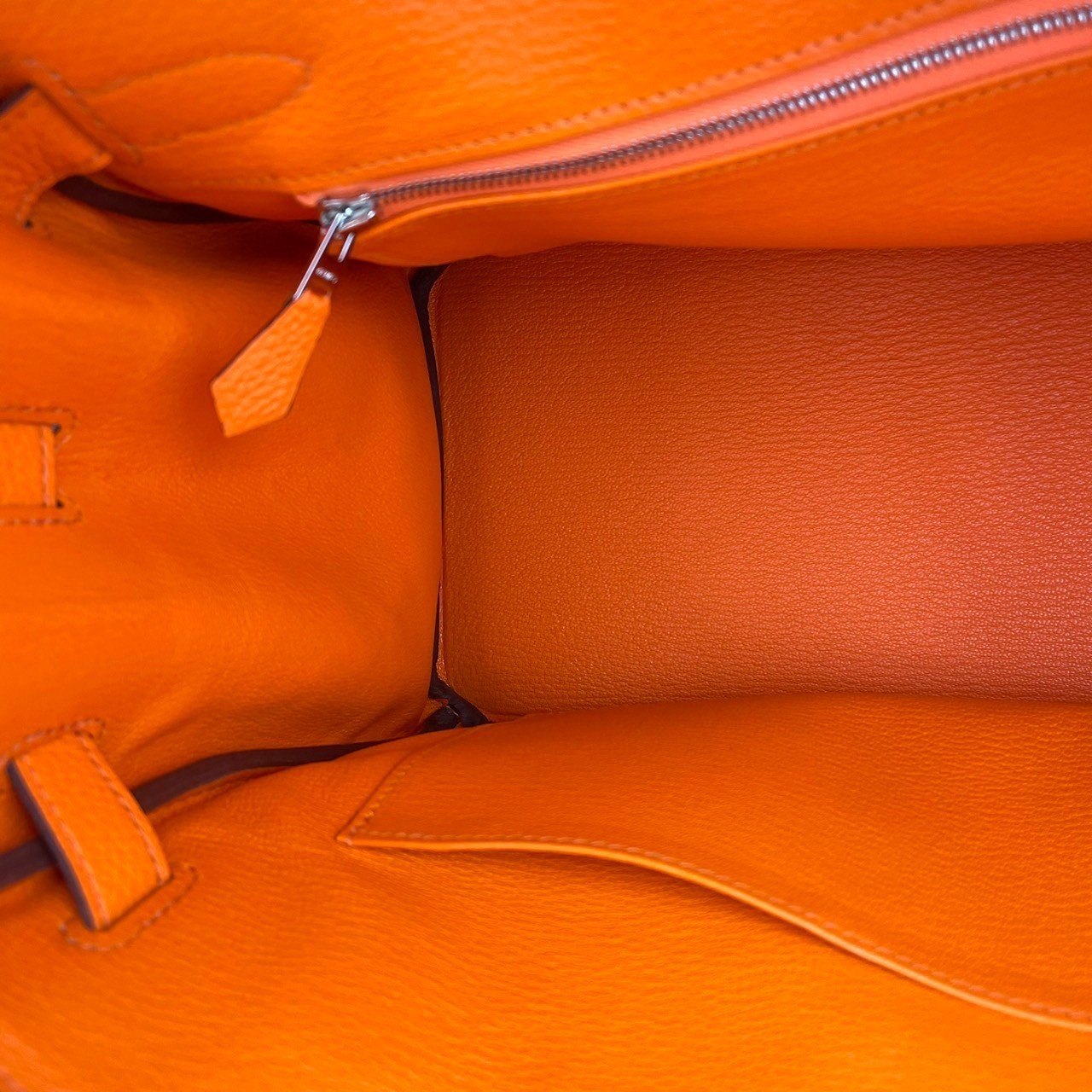 Birkin30 バーキン30 Orangeminium オレンジミニウム Togo トゴ PHW シルバー金具 B刻印