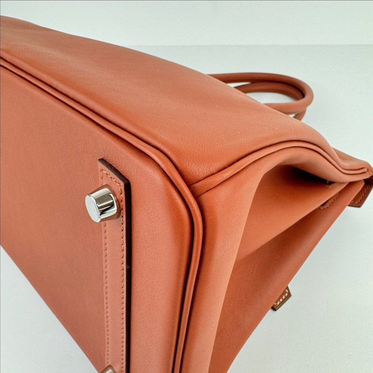 Birkin30 colormatic バーキン30 カラーマティック Brick/Nata/Blue brume ブリック/ナタ/ブルーブリュム PHW シルバー金具 Swift スイフト U刻 Stamp-U
