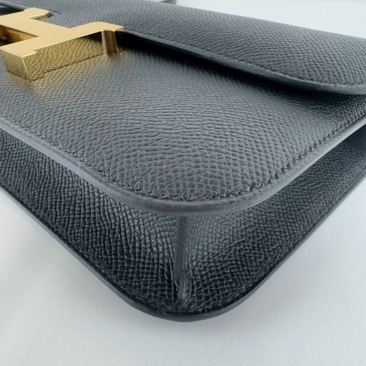 Constance elan コンスタンスエラン Black ブラック  GHW ゴールド金具 Epsom エプソン Stamp-K K刻印