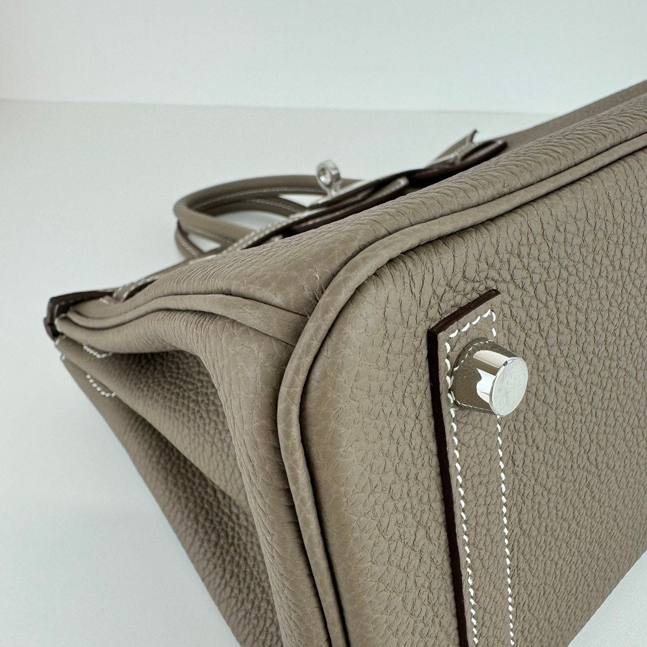 Birkin25 バーキン25 Etoupe エトープ Togo トゴ PHW シルバー金具 Stamp-W W刻印