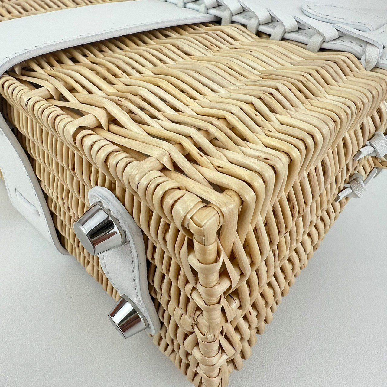 Mini kelly picnic ミニケリーピクニック Blanc ブランク PHW シルバー金具 B刻