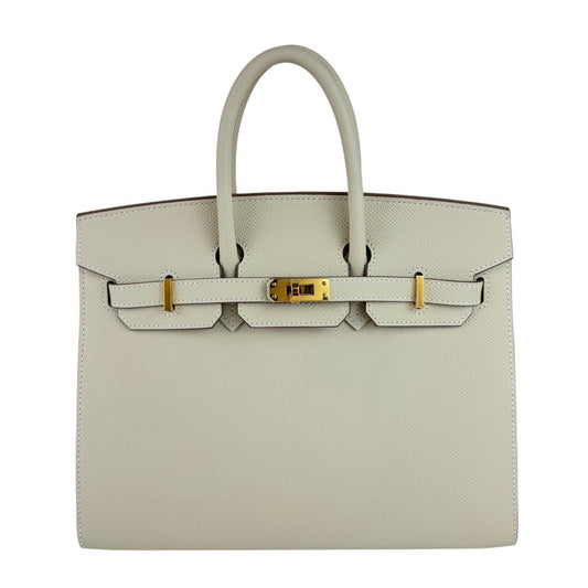 Birkin25 バーキン25 Craie クレ Epsom エプソン GHW ゴールド金具 Stamp-W W刻印