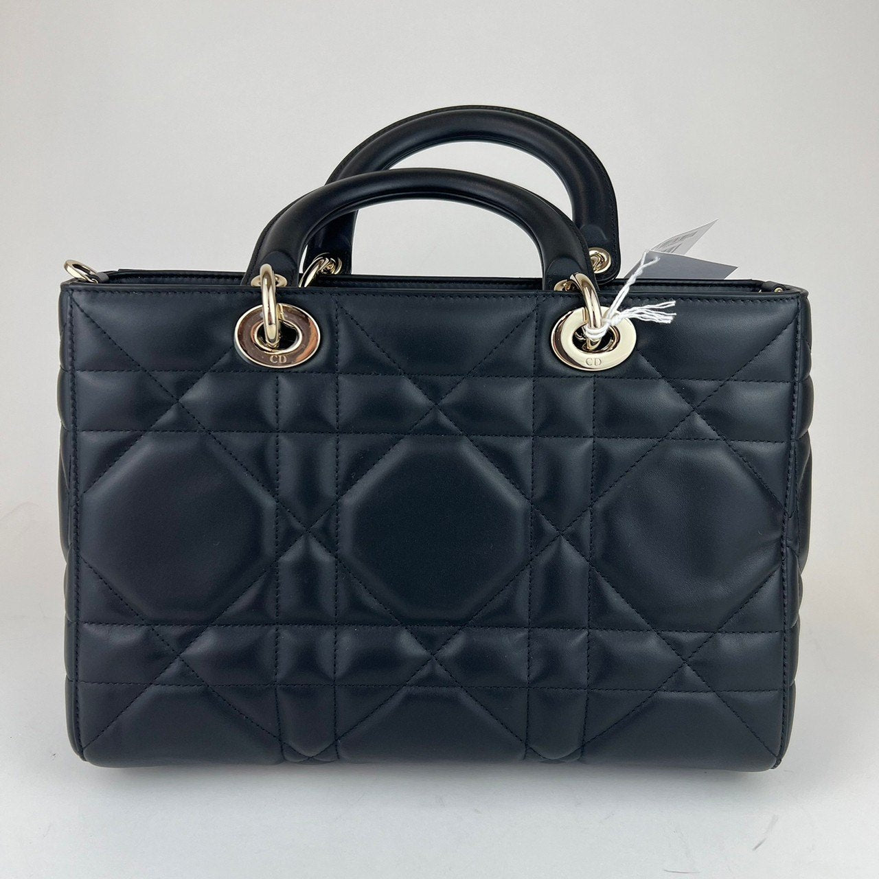 Lady D-Sire レディ ディーサイア ミディアム Black ブラック ゴールド金具 カーフスキン M1152OHOW_M900