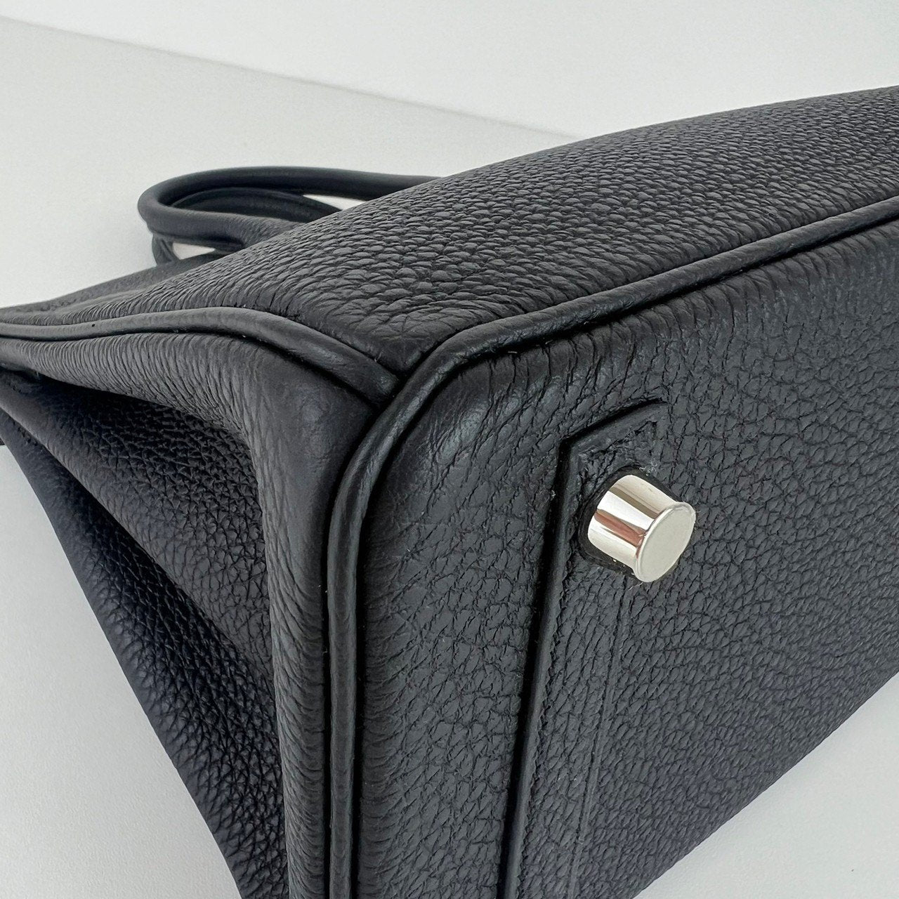 Birkin25 バーキン25 Black ブラック PHW シルバー金具 W刻印 Togo トゴ