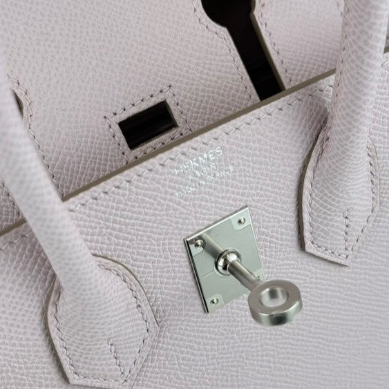Birkin25 sellier バーキン25 セリエ Mauve pale モーヴペール PHW シルバー金具 Epsom エプソン Stamp-W W刻印