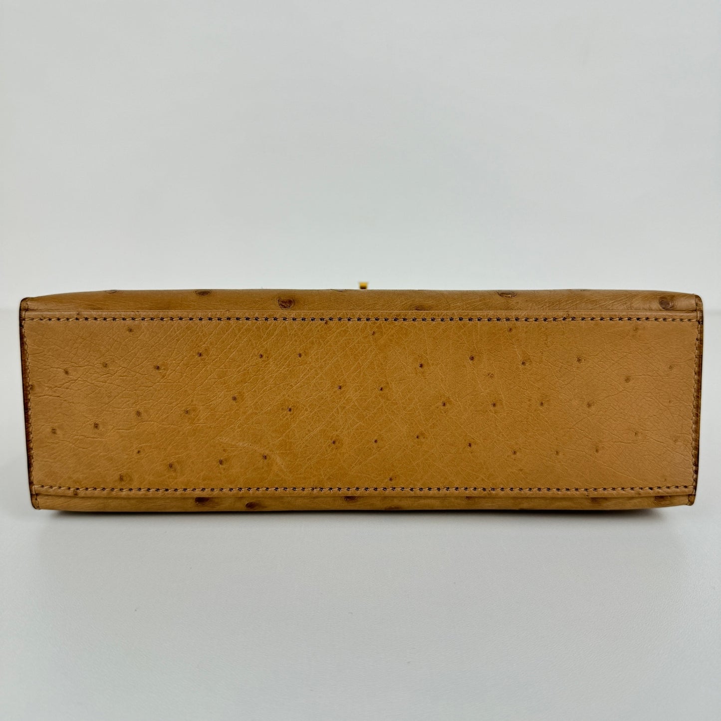 Kelly pochette ケリーポシェット Chai チャイ Ostrich オーストリッチ GHW ゴールド金具 Stamp-W W刻印