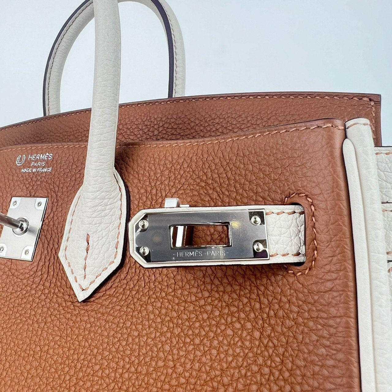 Birkin25 personal order バーキン25パーソナルオーダー Gold/Nata ゴールド/ナタ PHW シルバー金具 Togo トゴ Stamp-B B刻印
