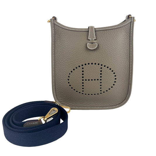 Evelyn TPM エヴリンTPM Etoupe エトープ  GHW ゴールド金具 Taurillon Clemence トリヨンクレマンス Stamp-W W刻印