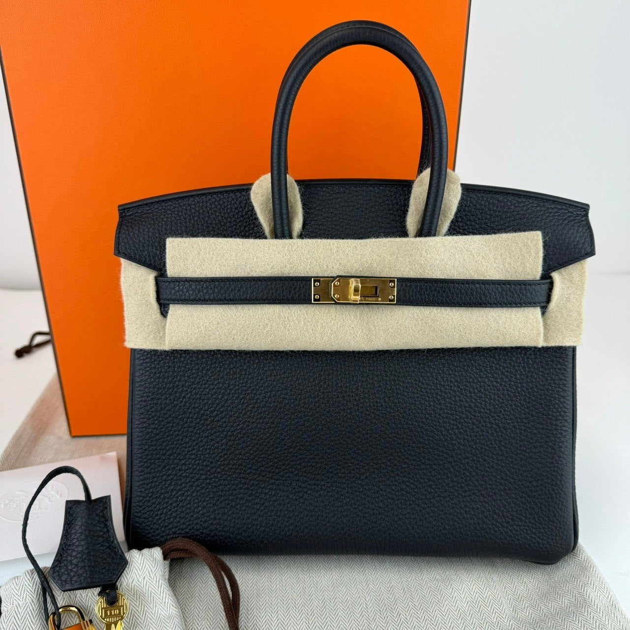 Birkin25 バーキン25 Black ブラック B刻 Togo トゴ