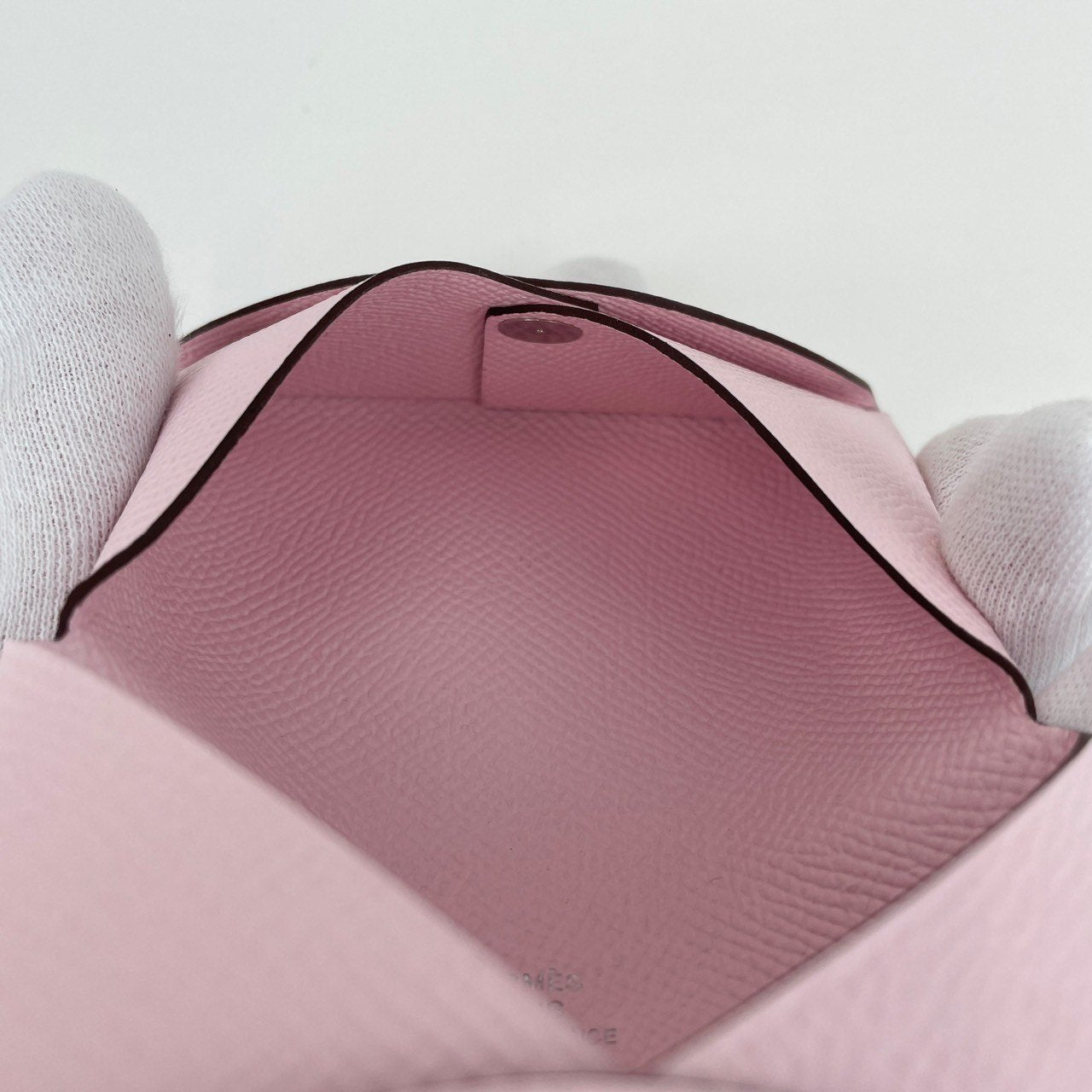 Hermès エルメス Calvi カルヴィ Stamp-K K刻 Epsom エプソン Rose darling ローズダーリン