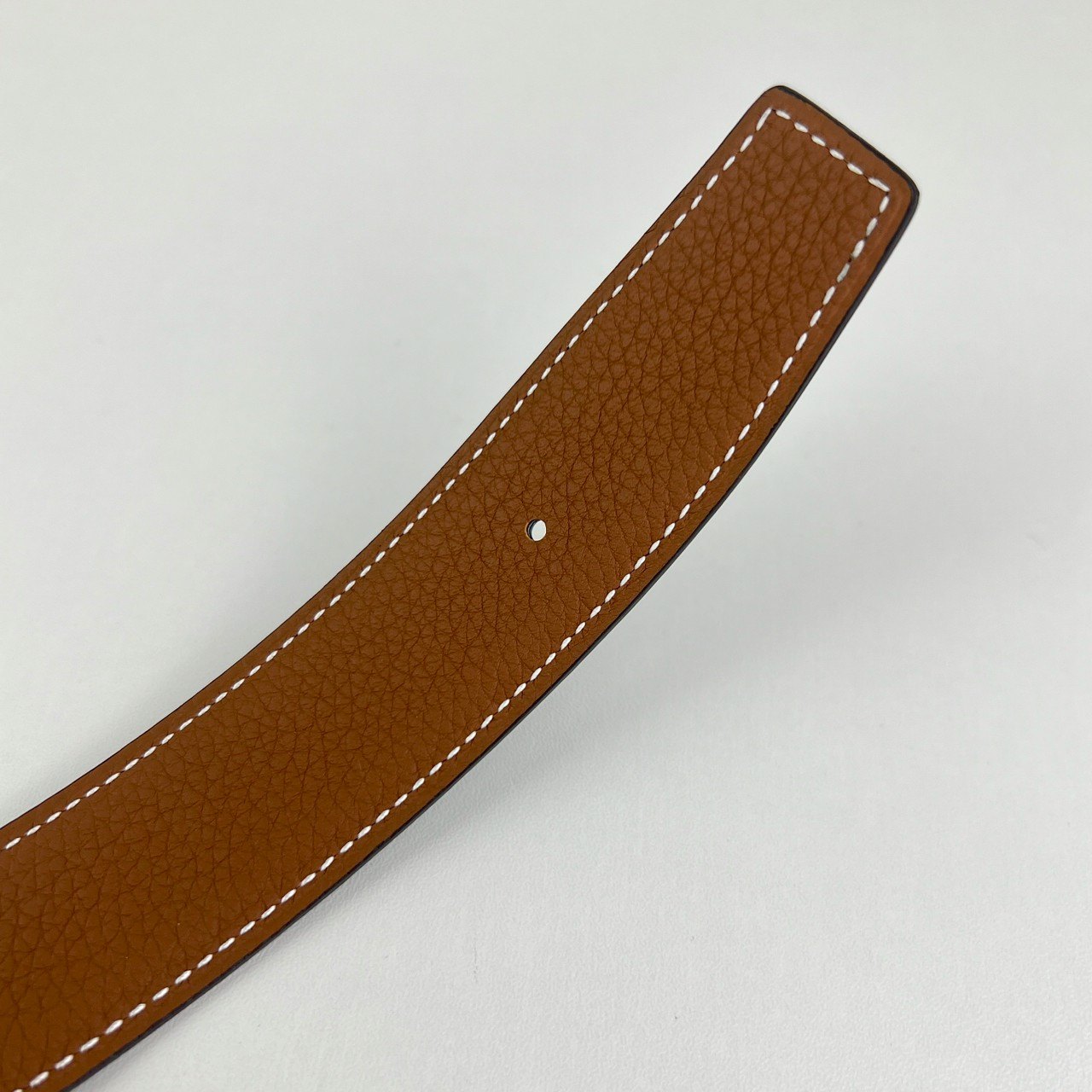 Ceinture H boucleGris moyen Cuir seul de ceinture H #100Black/Gold Hベルトバックル リバーシブルベルトレザー Black ブラック/Gold ゴールド