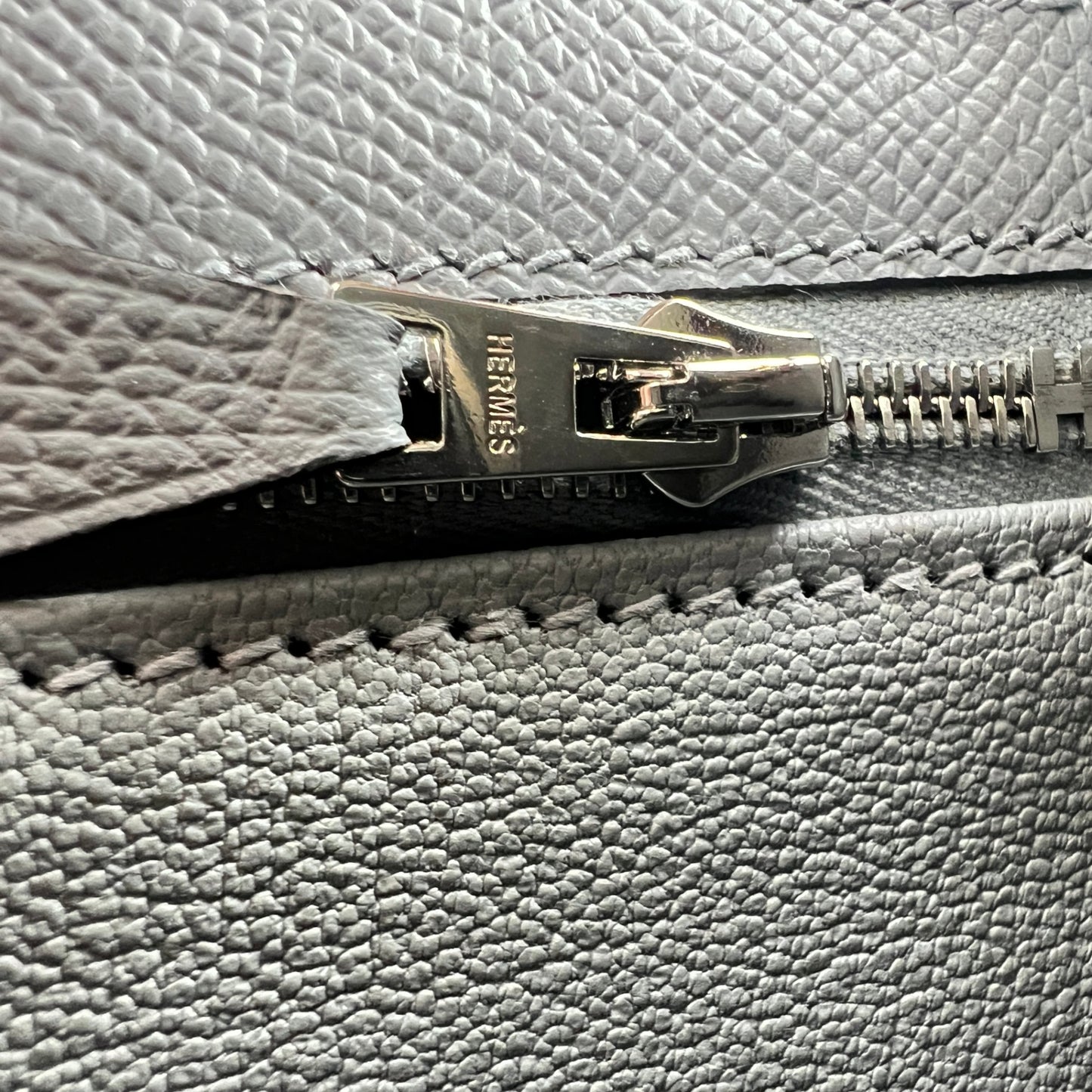 Hermès エルメス Kelly25 ケリー25 Stamp-K K刻印 Epsom エプソン Gris pantian グリパンタン PHW シルバー金具