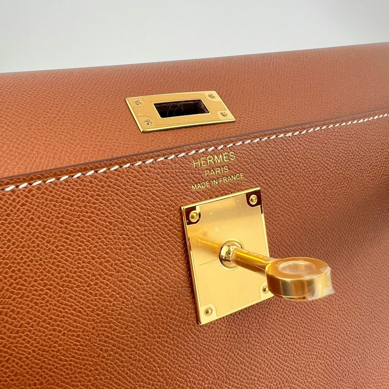 HERMES エルメス Kelly elan Gold ゴールド Madame マダム GHW ゴールド金具 Stamp-W W刻印