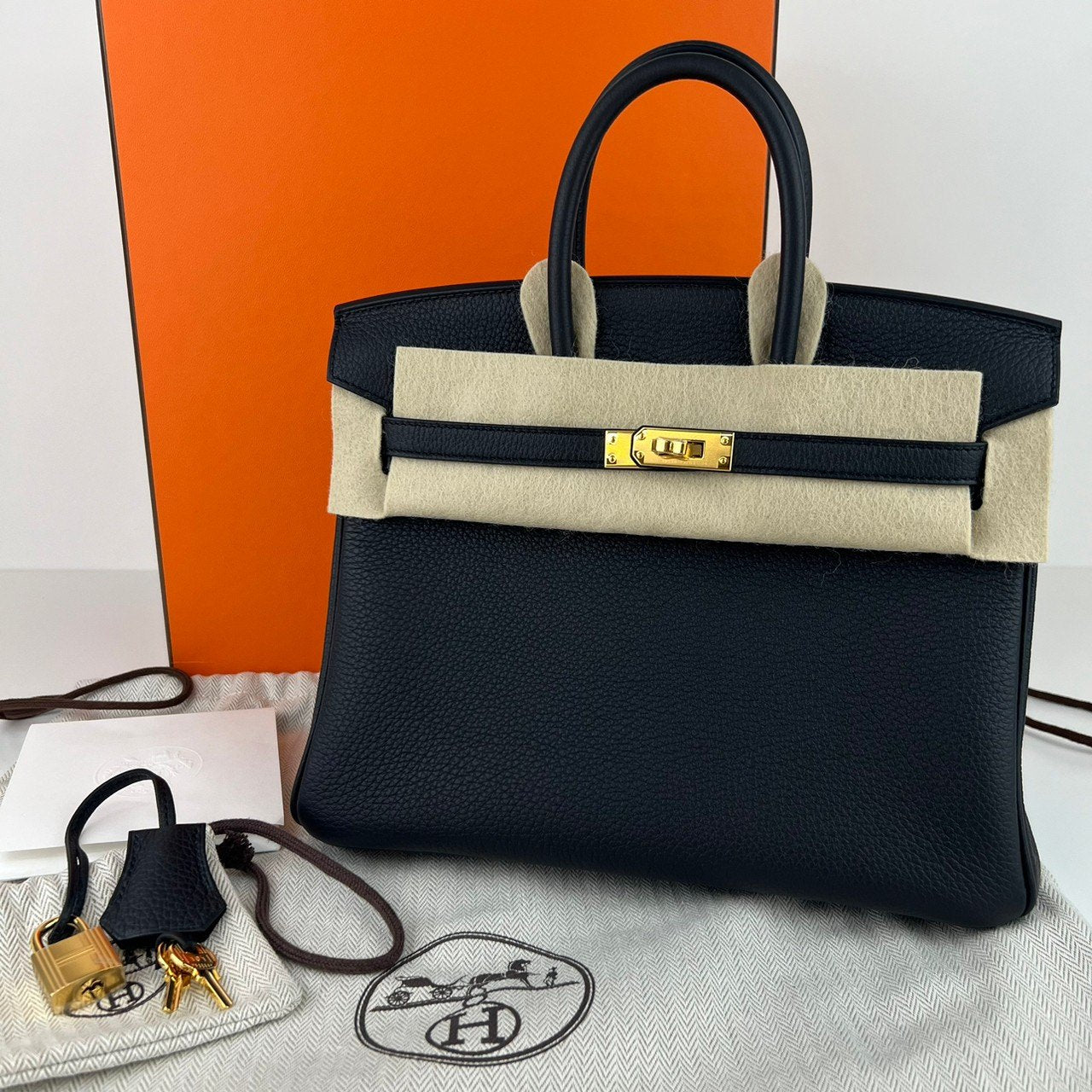 Birkin25 バーキン25 Black ブラック GHW ゴールド金具 Togo トゴ Stamp-W W刻印