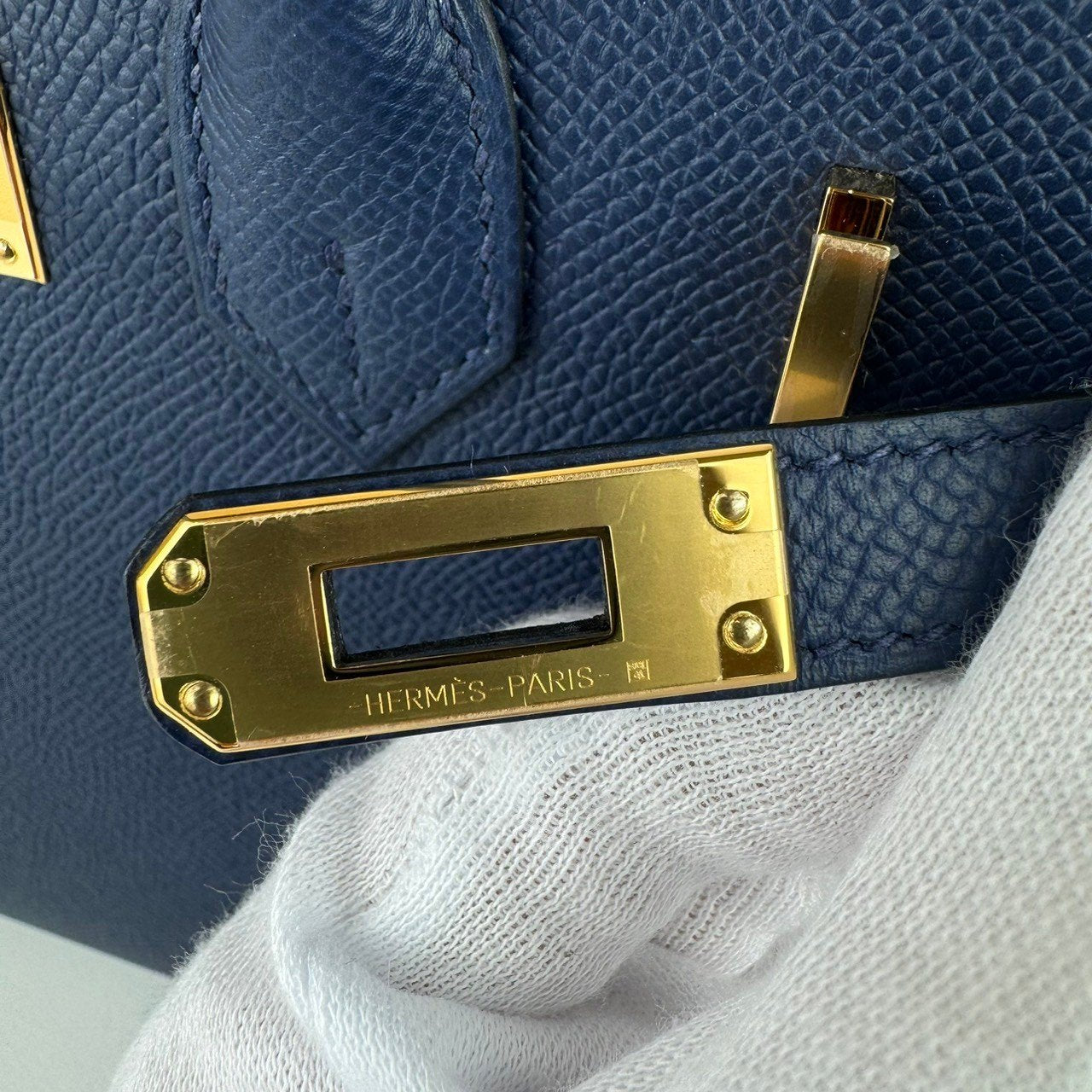 Birkin25 バーキン25 Blue saphir ブルーサファイア GHW ゴールド金具 B刻