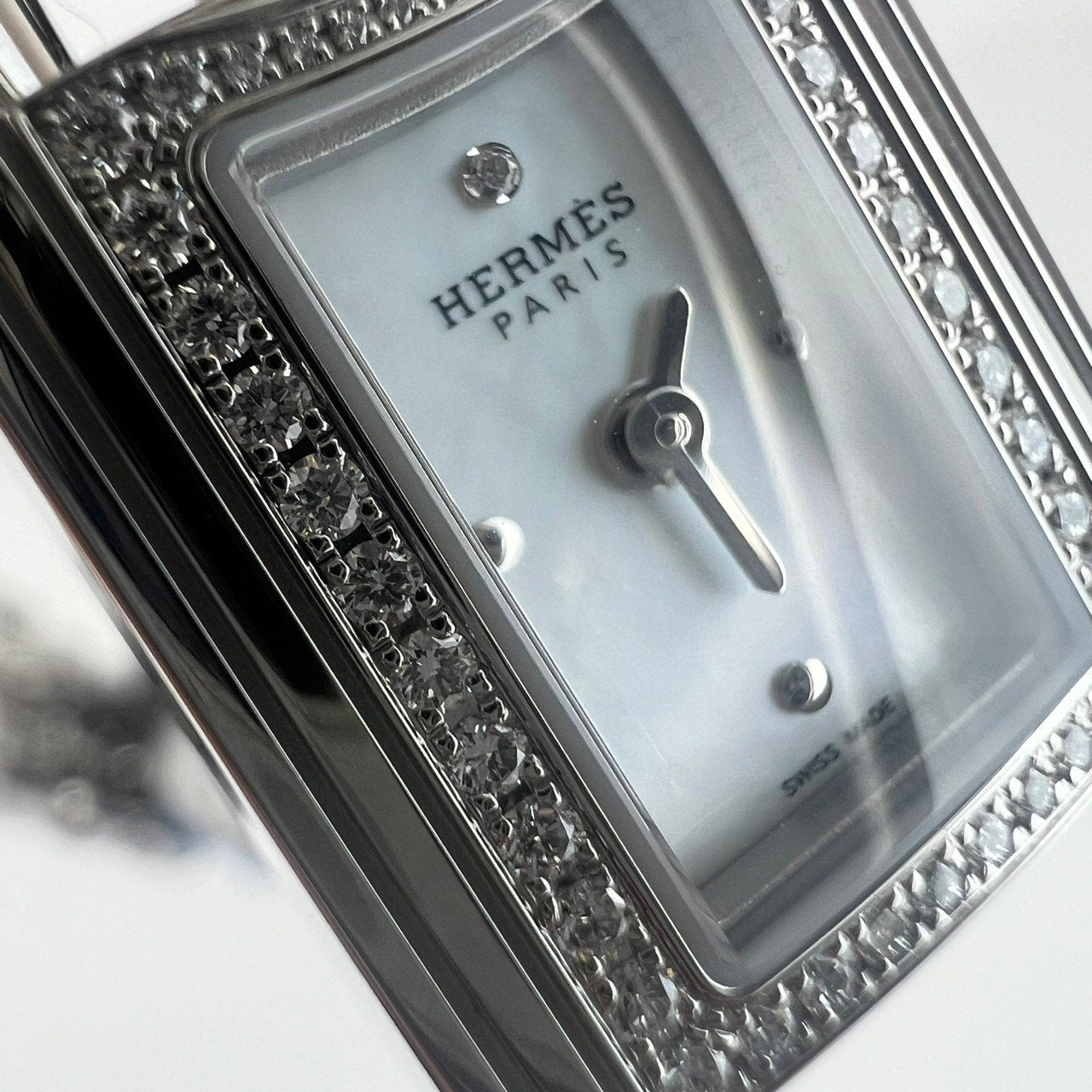 Kelly watch diamond ケリーウォッチダイヤモンド シルバー Box calf ボックスカーフ