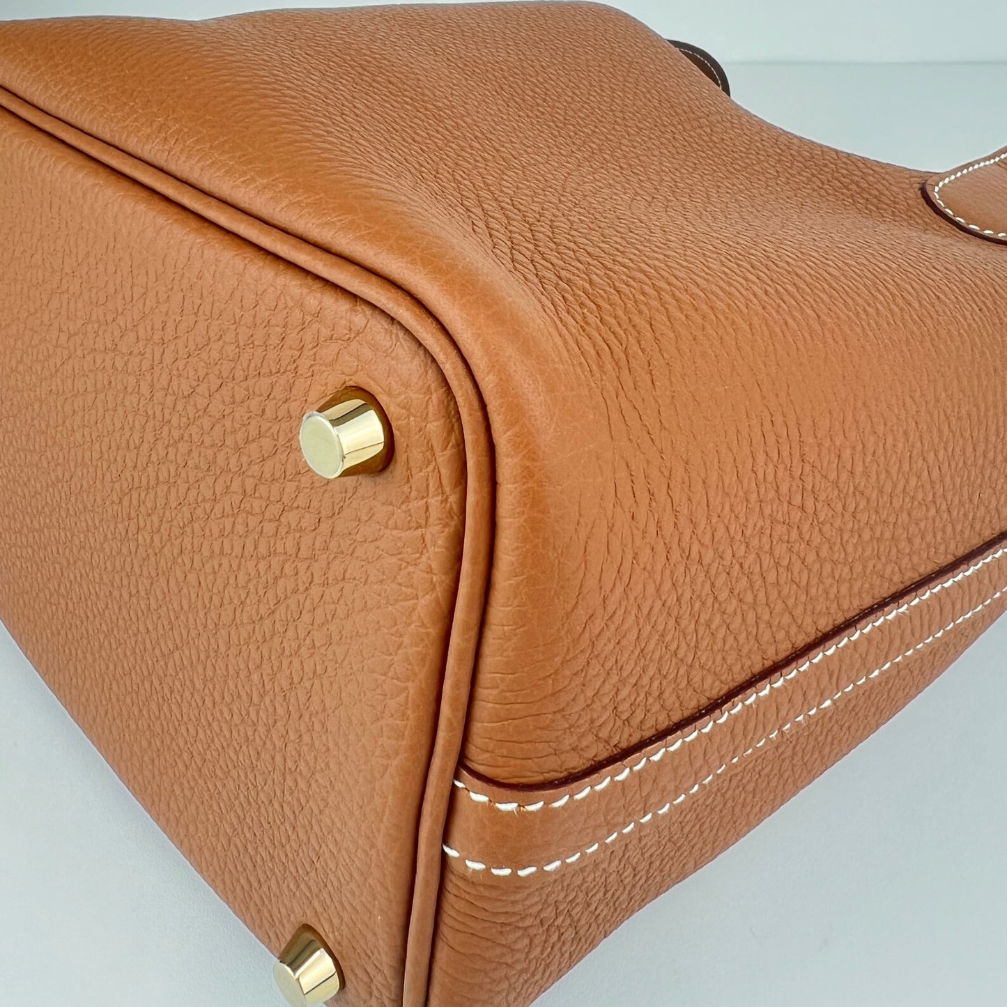 Hermès エルメス Picotin lock PM ピコタンロックPM Stamp-W W刻印 Gold ゴールド GHW ゴールド金具 Clemence クレマンス